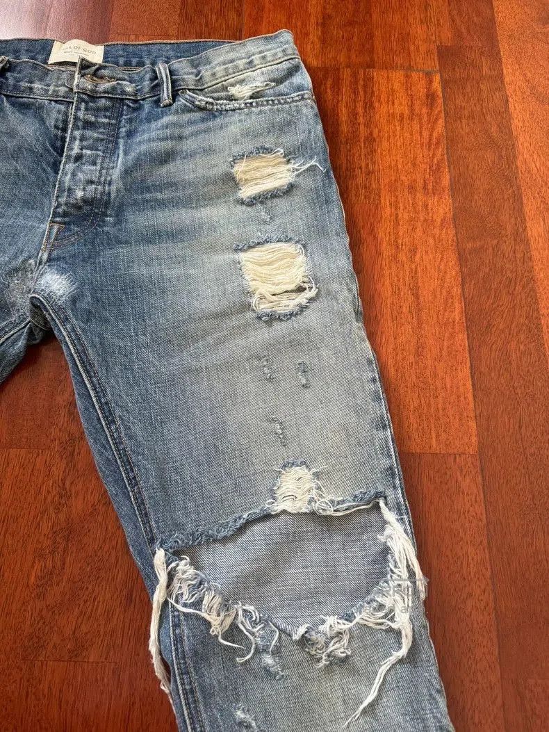 Fear of God Fear of God Season 4 OG Blue Jeans 33. Size US 33 - 2 Thumbnail