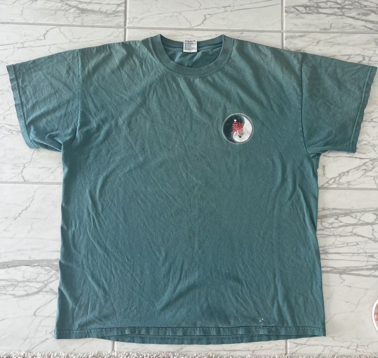Delta × Vintage Vintage Japanese Yin-Yang Dragon Tee Size US XL / EU 56 / 4 - 2 Thumbnail