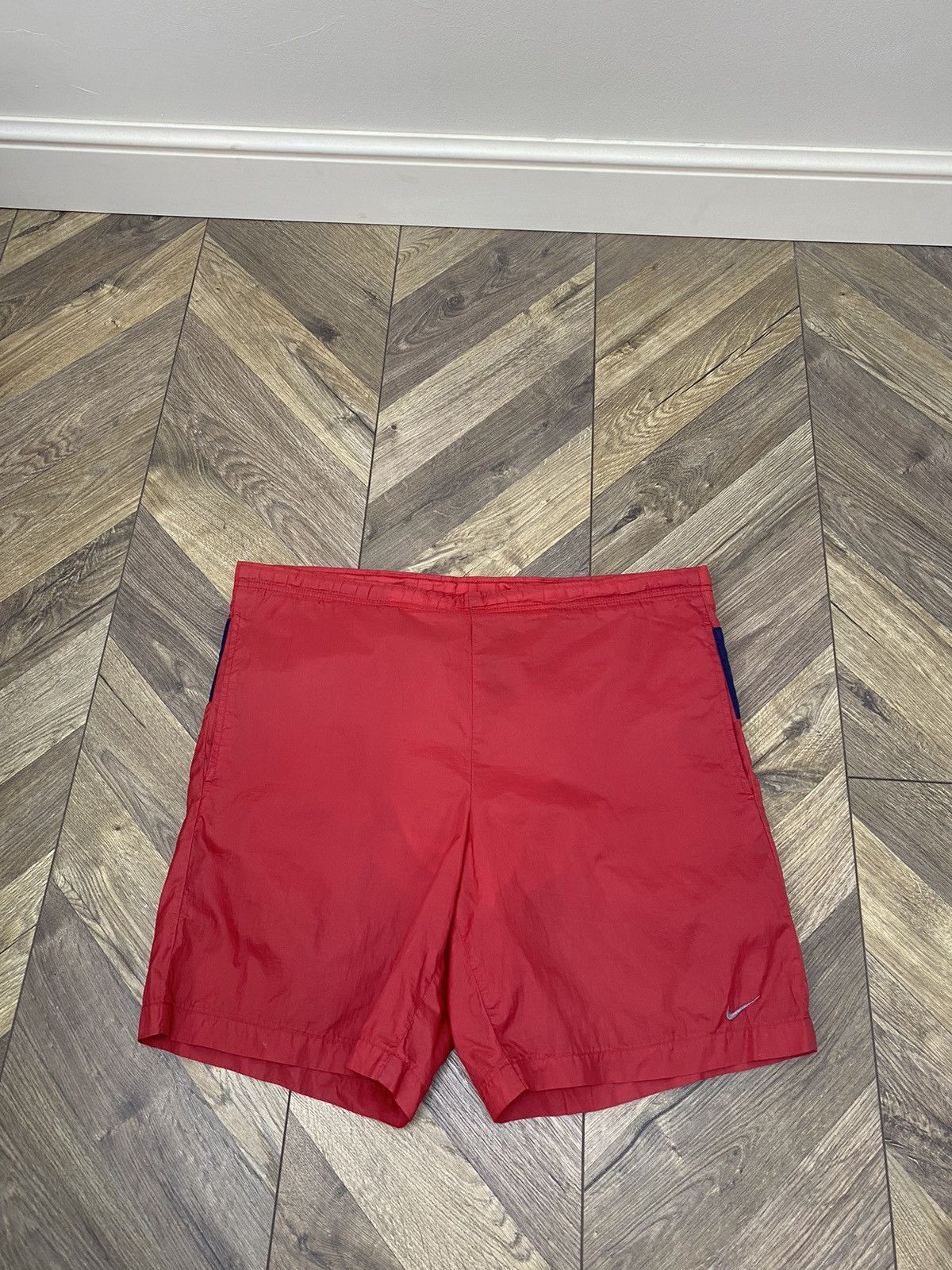 Nike × Vintage Vintage Big Logo Nike 90s style swim shorts Size US 32 / EU 48 - 2 Thumbnail