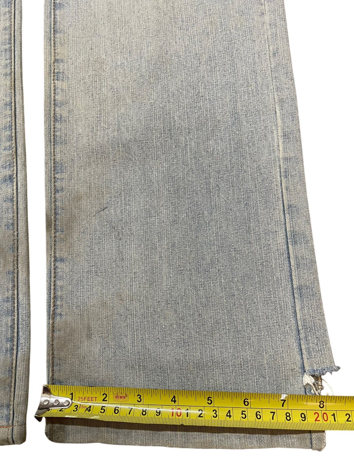 In The Attic Vintage Japanese Brand Mud Faded Wash Style Loose Jeans Size US 32 / EU 48 - 16 Thumbnail