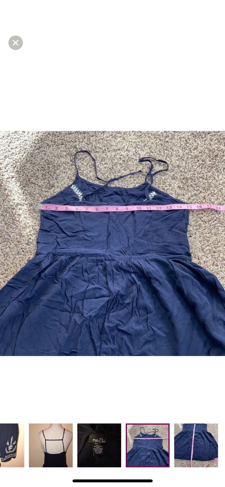 rue21 Rue21 small navy blue anchor dress Size S / US 4 / IT 40 - 3 Thumbnail
