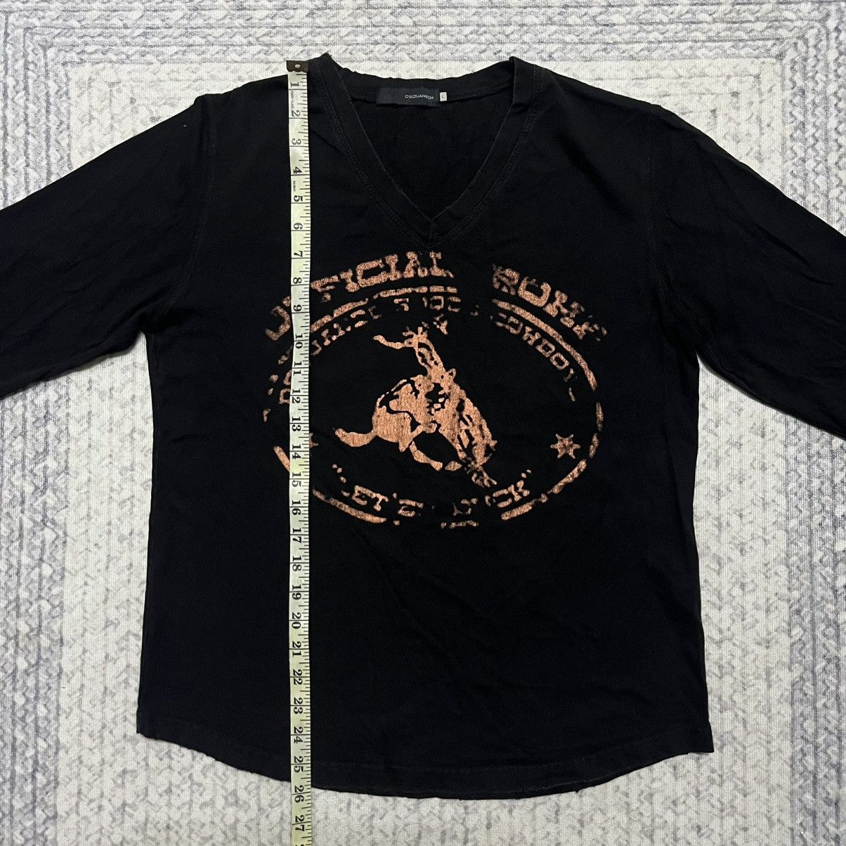 Dsquared2 Rare Vintage Y2K Dsquared2 Cowboy Longsleeve Tees Size US S / EU 44-46 / 1 - 11 Thumbnail