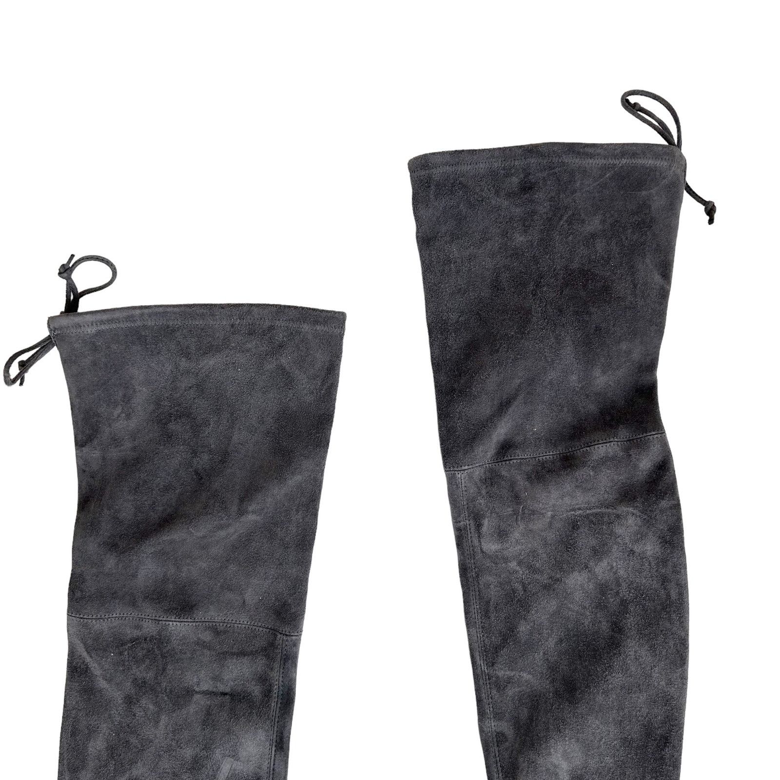 Stuart Weitzman Stuart Weitzman Gray Suede Highland Over The Knee Boots 10.5 Size US 10.5 / IT 40.5 - 6 Thumbnail