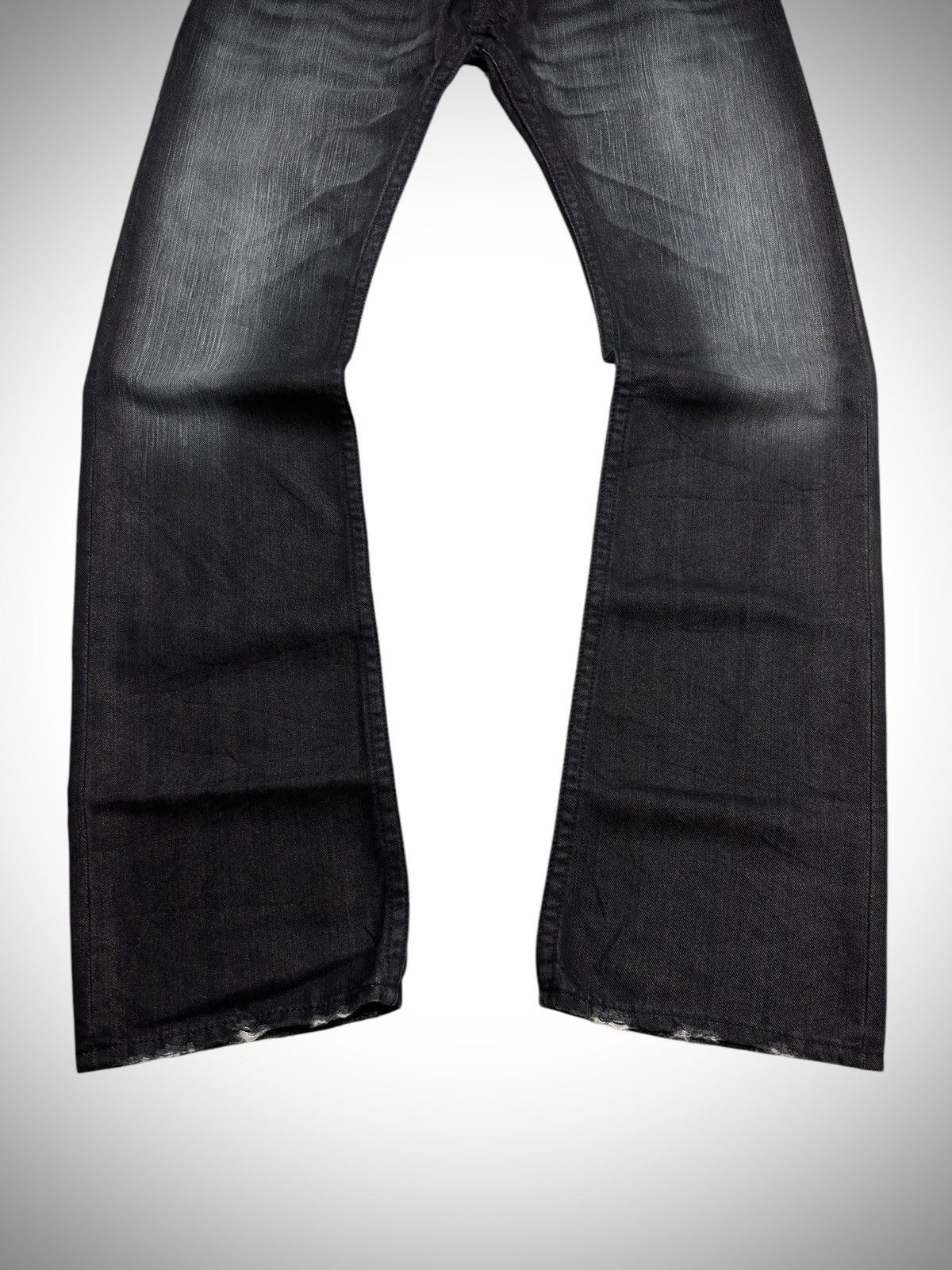 Japanese Brand Flared TROISO - Made in Japan Embroidered If Six Lgb Style Size US 31 - 3 Thumbnail