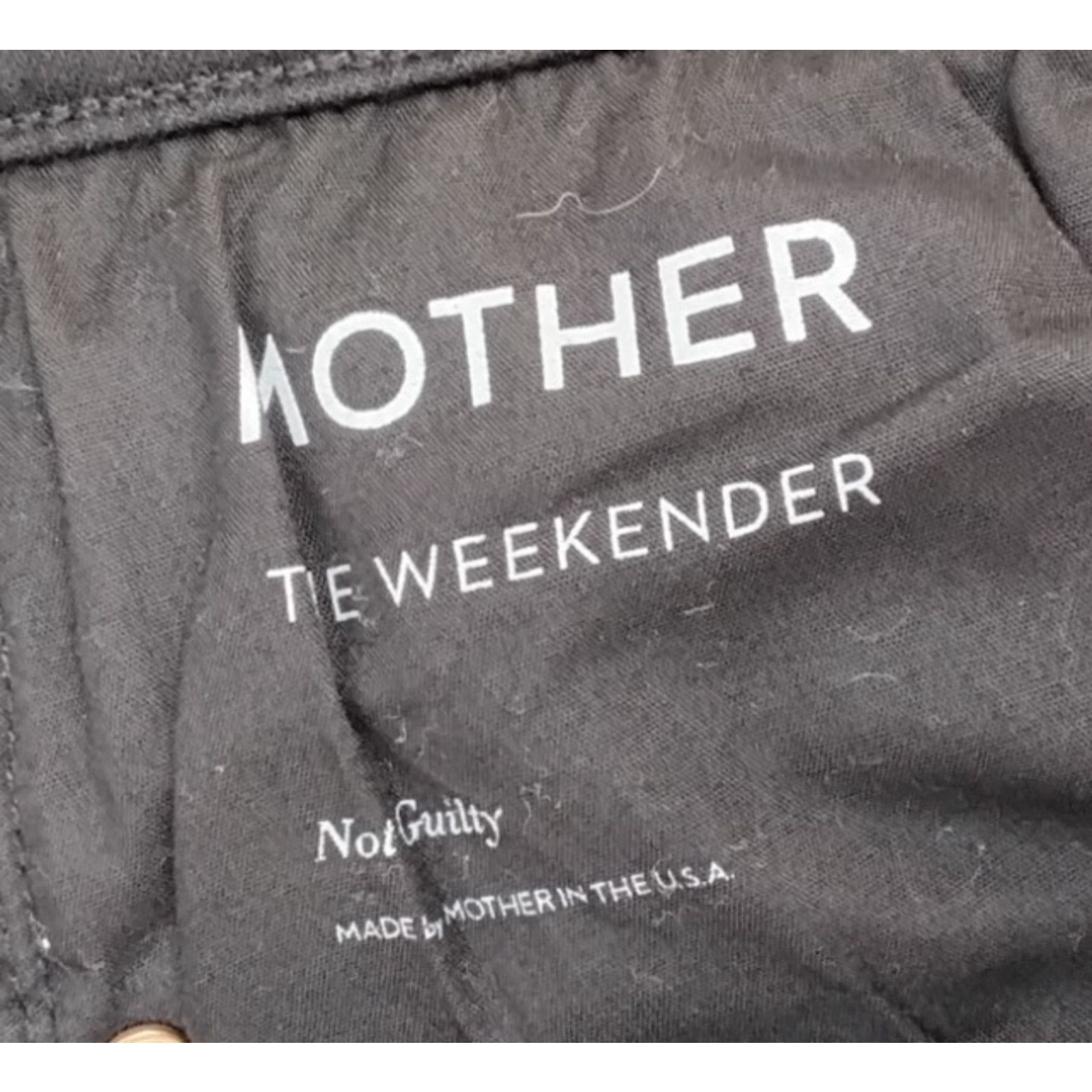 MOTHER Mother The Weekender Bootcut Jeans Women's 25x30 Black Size 25" / US 0 / IT 36 - 7 Thumbnail