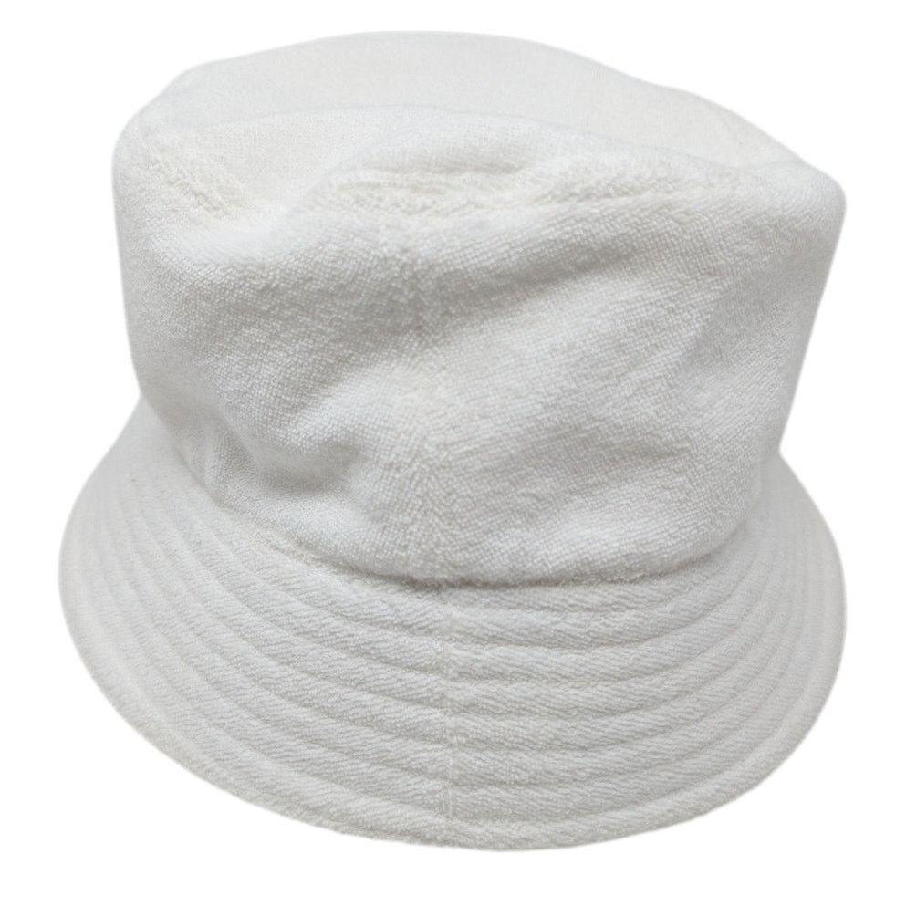 Dolce & Gabbana White Terry Cloth Bucket Hat Size 60 US 7.5
