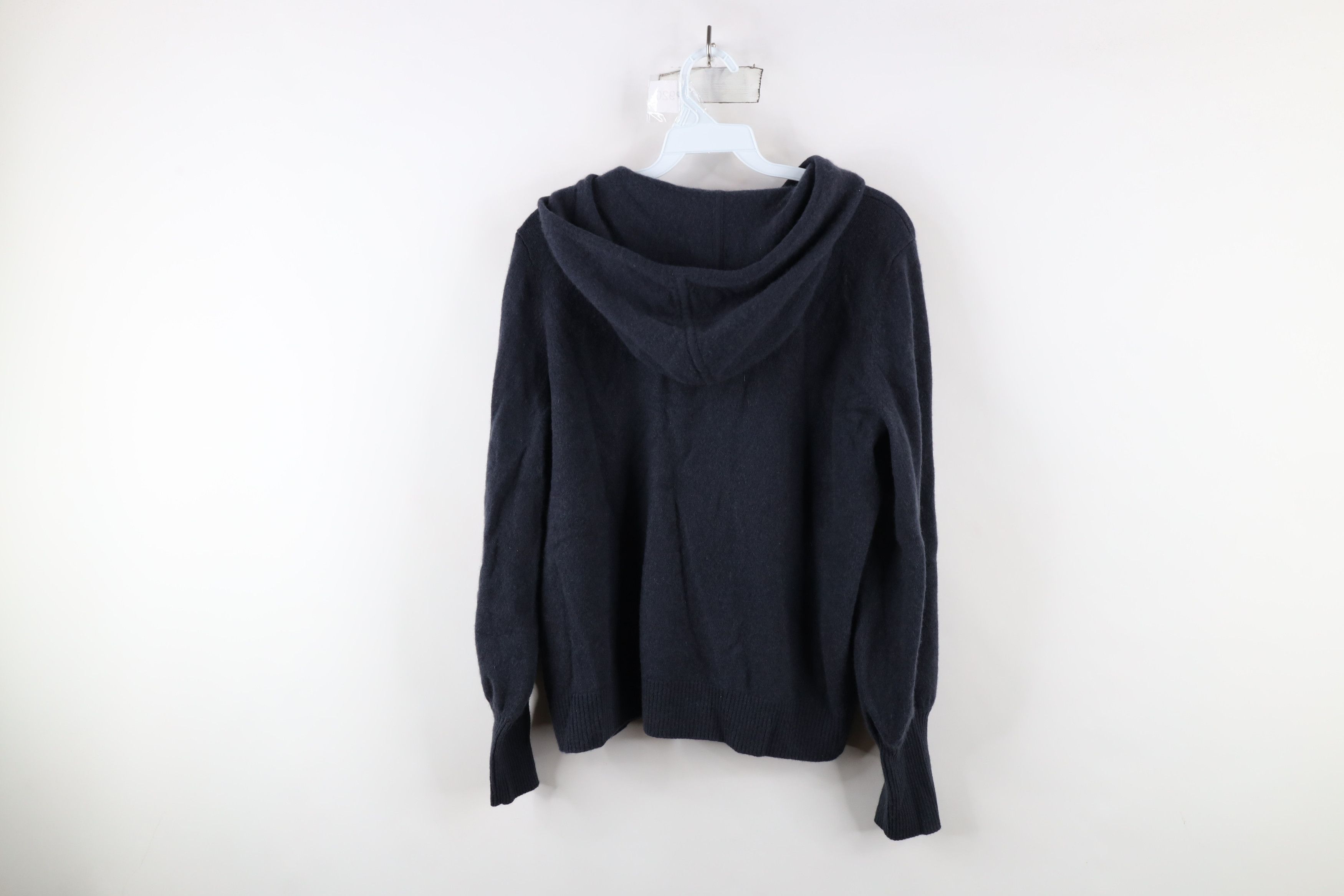 Orvis × Vintage Orvis Blank Soft Cashmere Knit Full Zip Hoodie Sweater Size S / US 4 / IT 40 - 8 Thumbnail