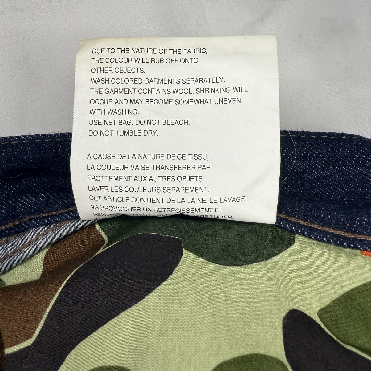 Junya Watanabe Junya Watanabe Double Knee Camouflage Denim Pants Size US 28 / EU 44 - 11 Thumbnail