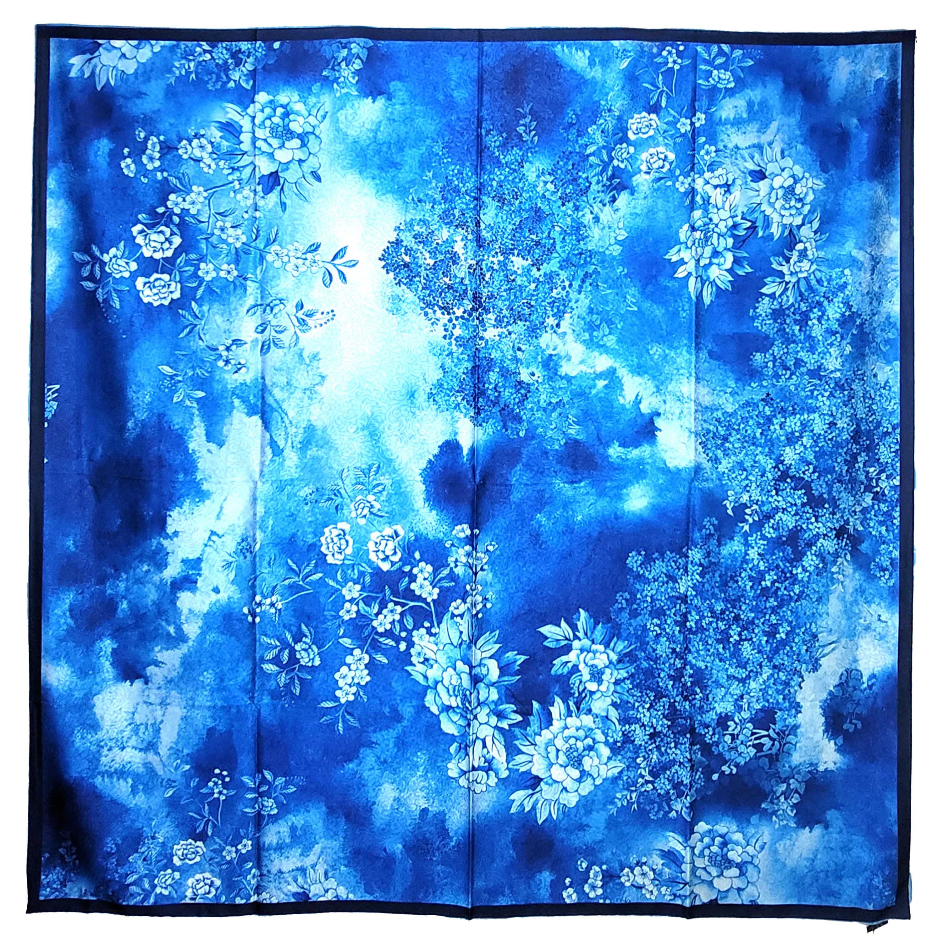Other NWT Double Sided Silk Scarf 52"x52" Large Square Wrap 3203 Size ONE SIZE - 4 Thumbnail