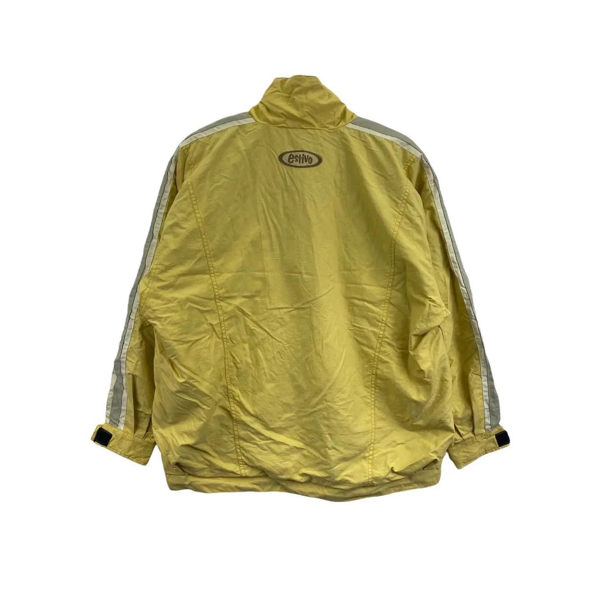 Ellesse Vtg 90’ ELLESSE ESTIVO GOLDWIN Yellow Jacket Windbreaker Size L / US 10 / IT 46 - 2 Thumbnail