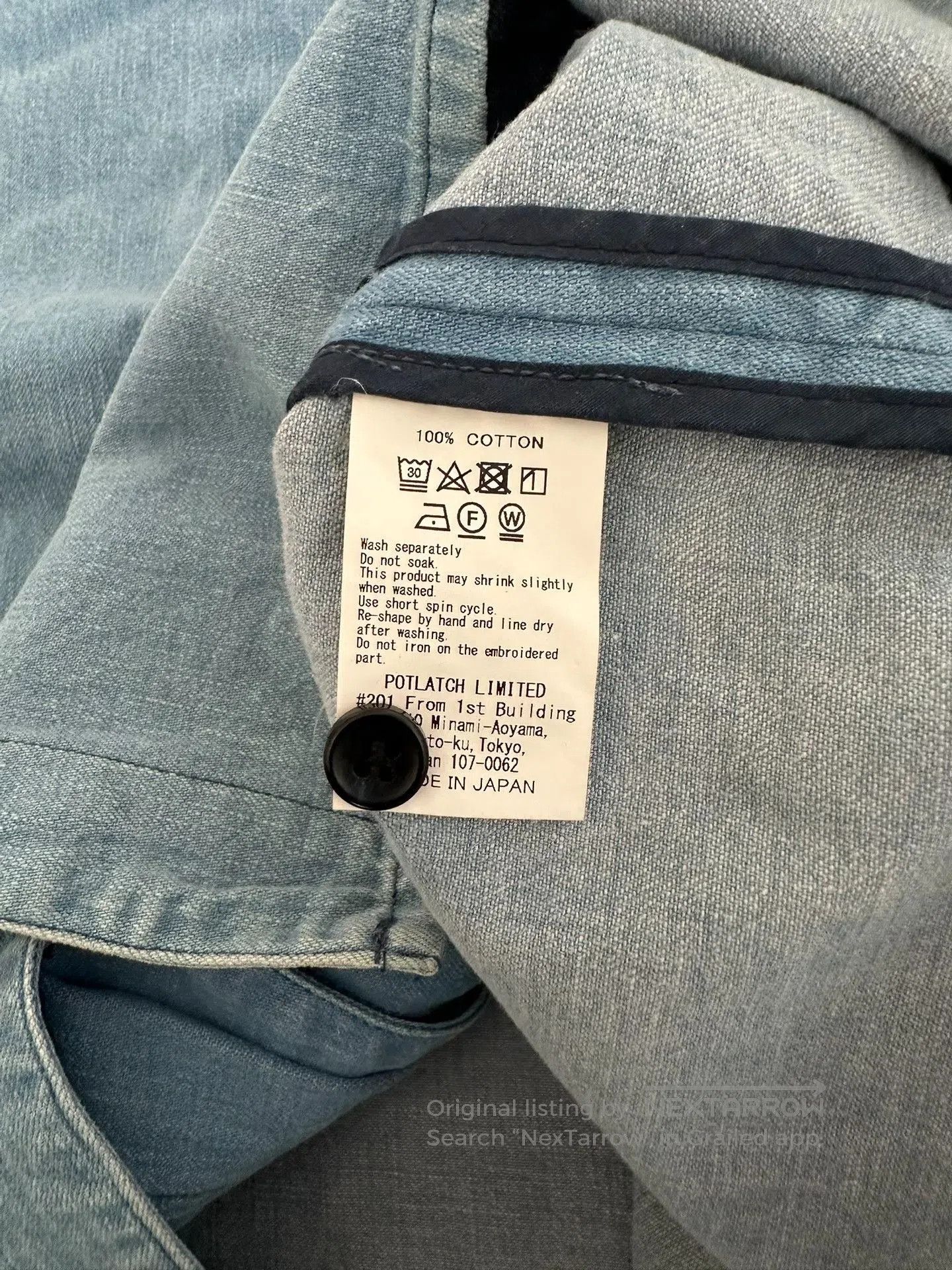 Cav Empt indigo denim jacket by C.E CAVEMPT. Size US XL / EU 56 / 4 - 4 Thumbnail