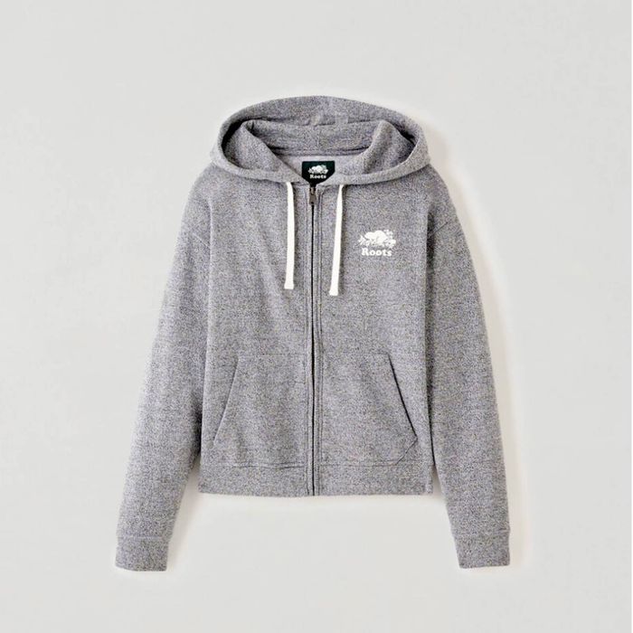 Roots Roots Original Relaxed Full Zip Hoodie, Medium Grailed
