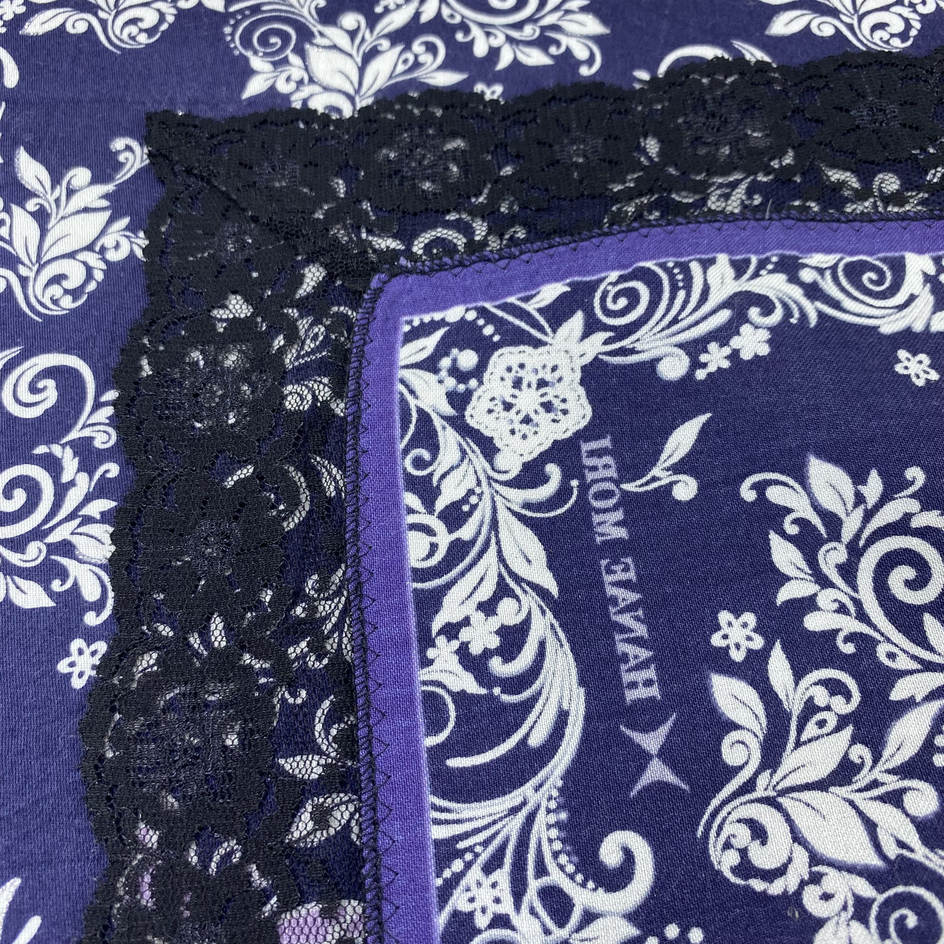 Hanae Mori Hanae Mori Handkerchief Neckerchief Bandana-B1984 Size ONE SIZE - 6 Thumbnail