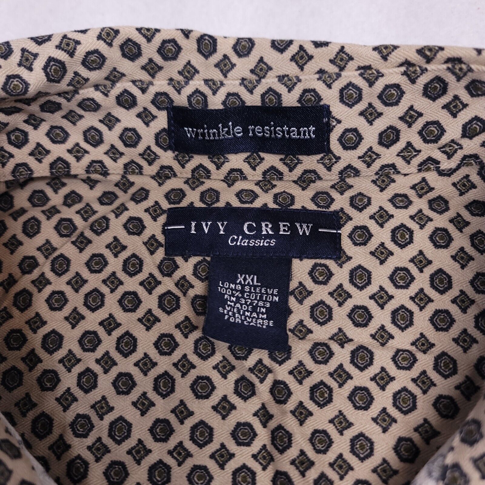 Ivy Crew Ivy Crew Button Up Long Sleeve Shirt Mens Size 2XL Brown Size US XXL / EU 58 / 5 - 3 Thumbnail