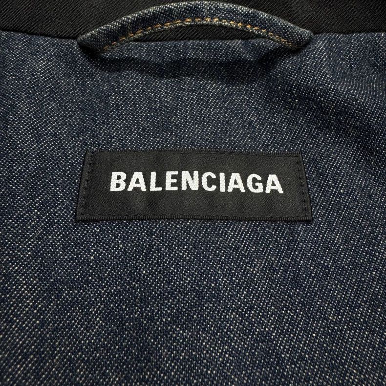 Balenciaga Balenciaga Denim stitching suit jacket Size US S / EU 44-46 / 1 - 3 Thumbnail