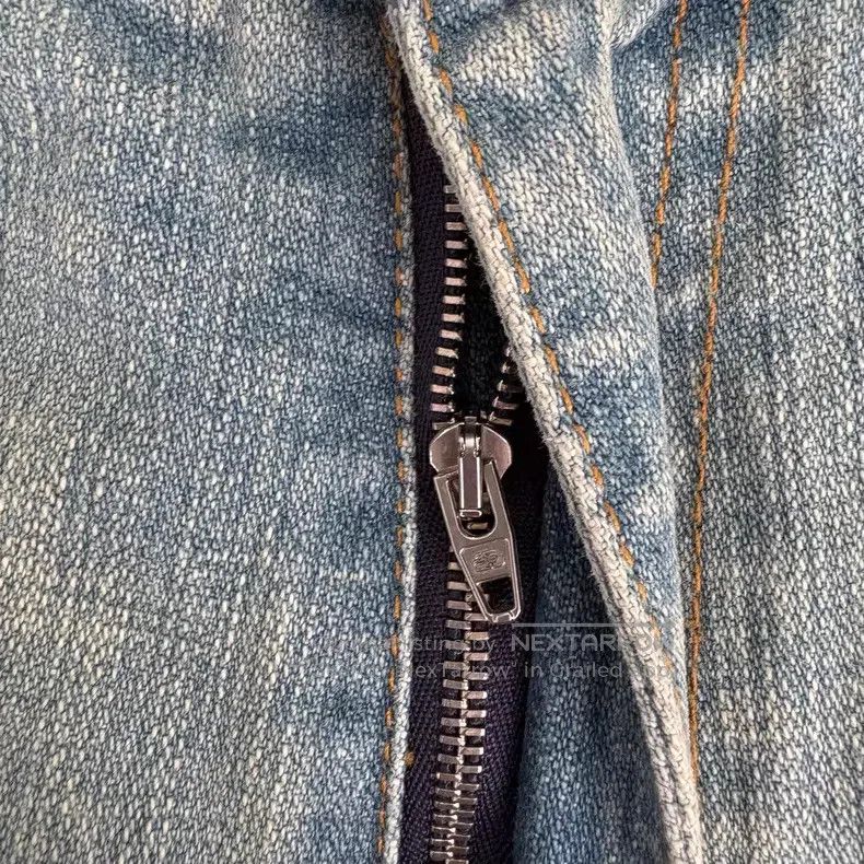 Balenciaga Balenciaga size XS Distressed Destroyed Denim Belted Twill Size US 27 - 6 Thumbnail