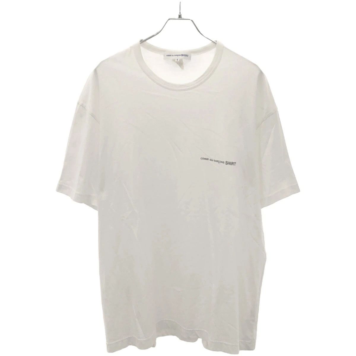 Comme des Garcons SHIRT T-Shirts Logo print big T-shirt Short Sleeve Cotton White Size US M / EU 48-50 / 2 - 1 Thumbnail