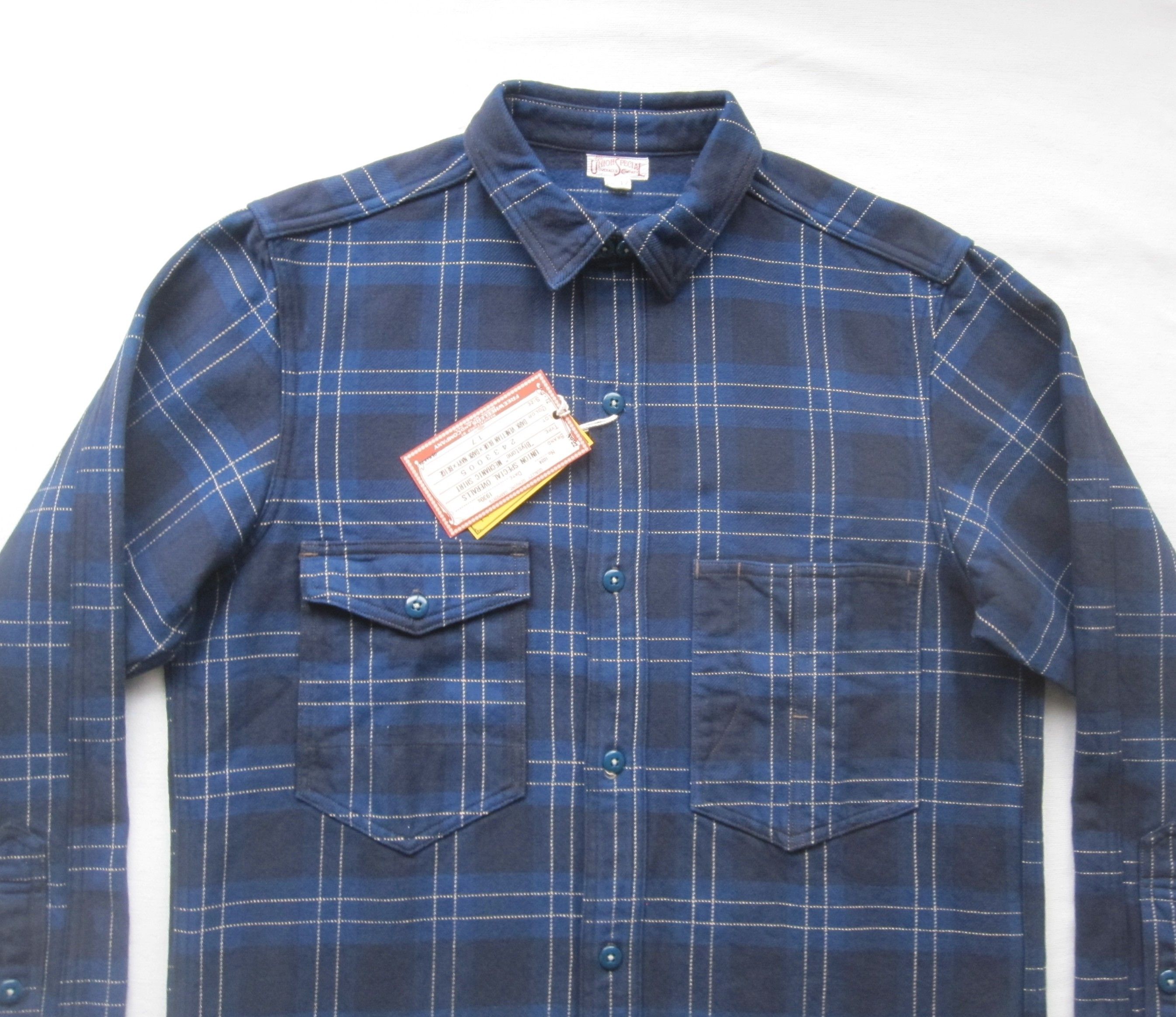 Freewheelers “Blystone” MECHANIC SHIRT 17 Size US L / EU 52-54 / 3 - 4 Thumbnail