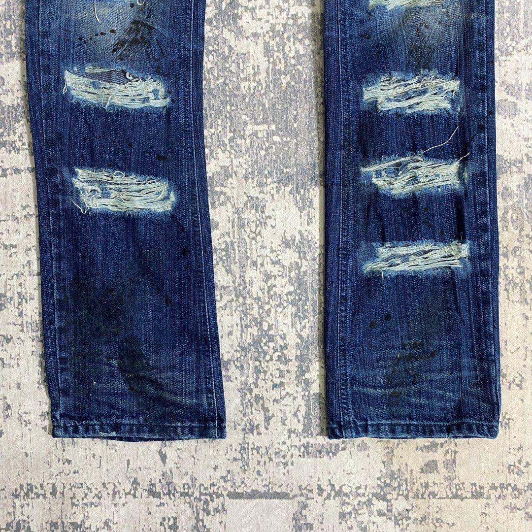 Lip Service Distressed lip service ripped denim Size US 32 / EU 48 - 3 Thumbnail