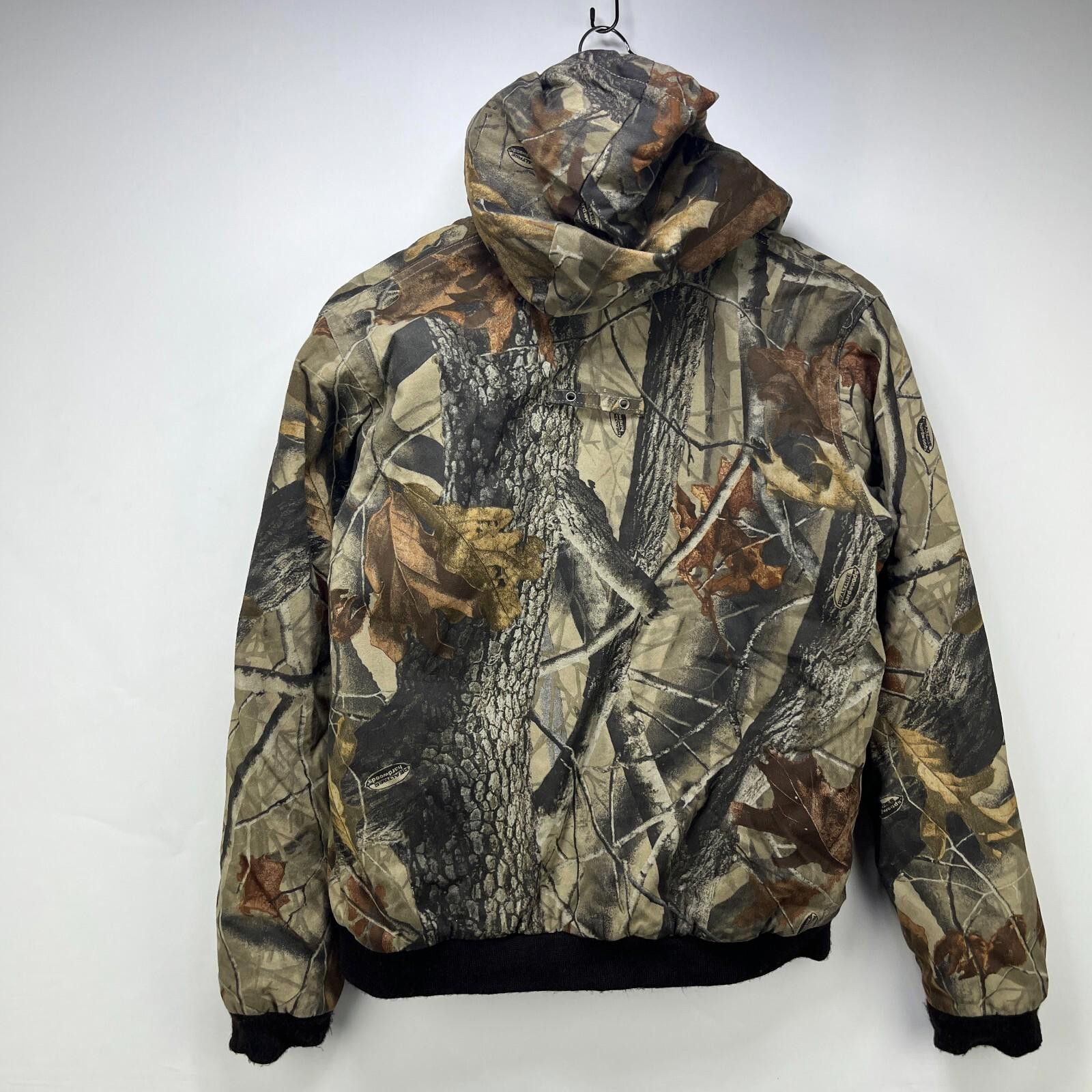 Vintage Vintage Real Tree Camo Hooded Zip Up Insulated Jacket Small Size US S / EU 44-46 / 1 - 11 Thumbnail