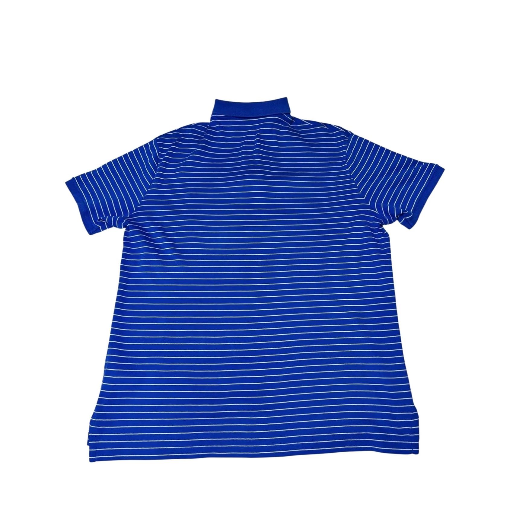 Polo Ralph Lauren Polo Ralph Lauren Polo Shirt Blue Striped Casual Golf Preppy Medium Men’s Short Sleeve Embroidered Logo Collar Classic Fit Polo Shirt Size US M / EU 48-50 / 2 - 7 Thumbnail
