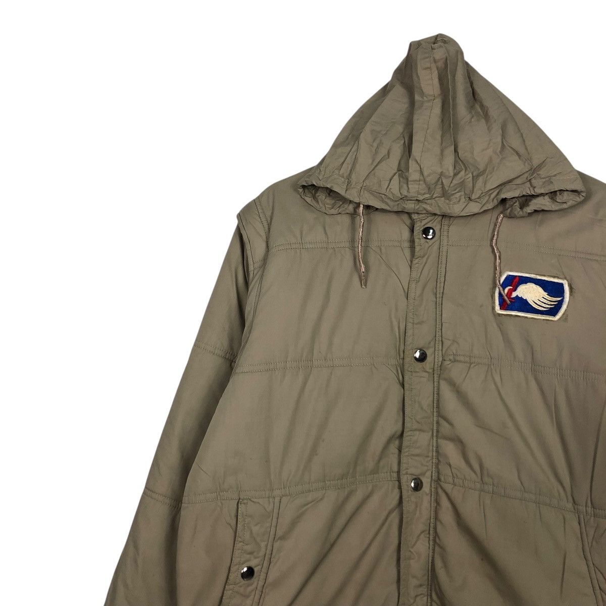 Japanese Brand 🔥VINTAGE PUFFER BIKER JACKET PUNK UNBRANDED ISSEY MIYAKE Size US L / EU 52-54 / 3 - 9 Thumbnail