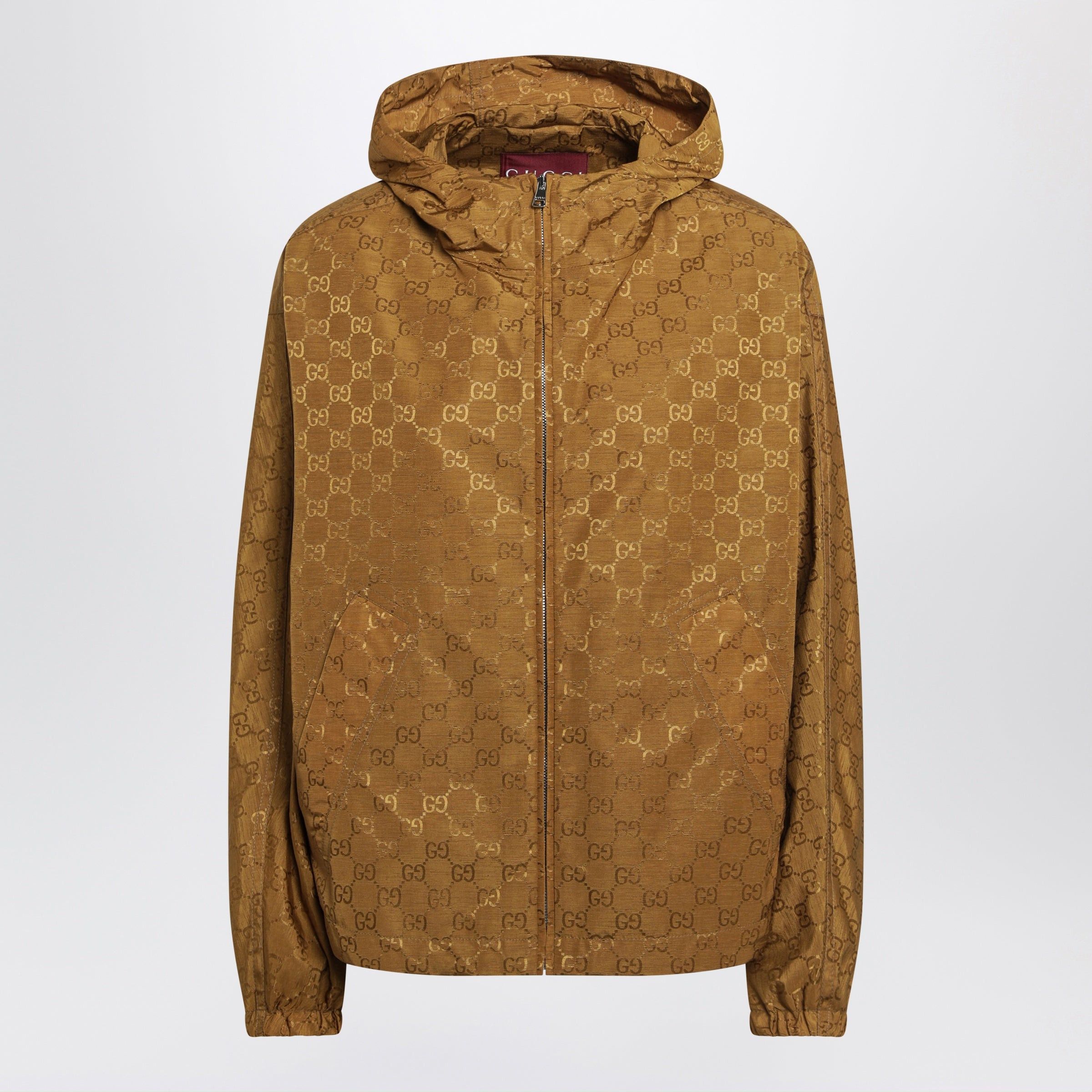 Gucci Gucci Technical Jacquard Jacket With Brown Gg Pattern Size S / US 4 / IT 40 - 1 Thumbnail