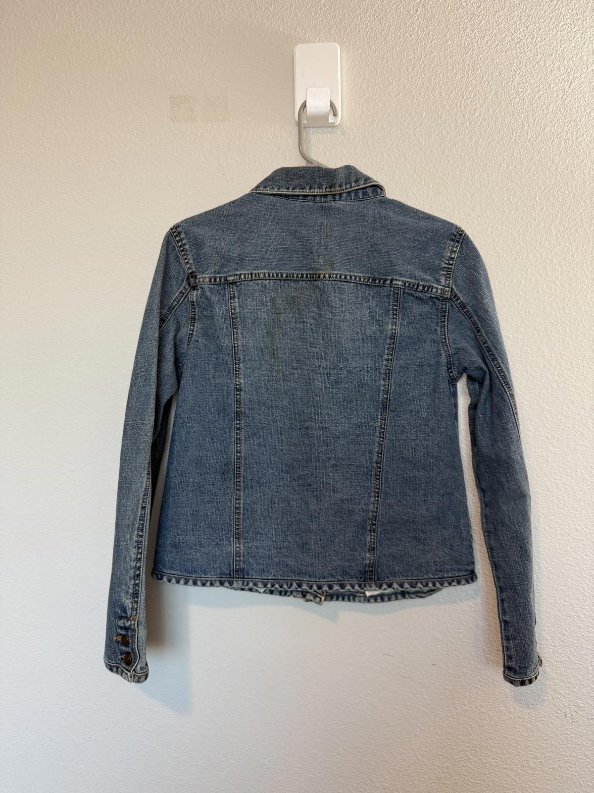 Designer Vintage Y2K 2000 style denim jean jacket. Size S / US 4 / IT 40 - 7 Thumbnail