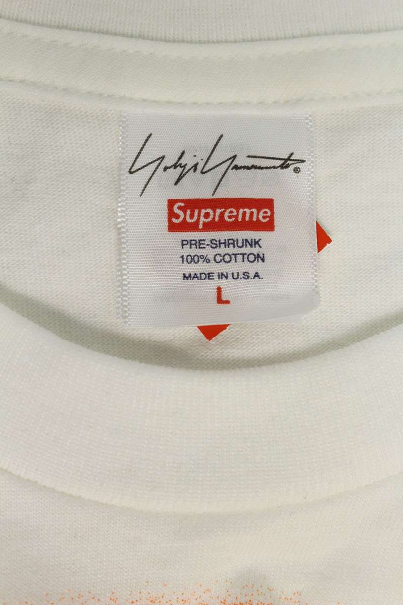 Yohji Yamamoto Yohji Yamamoto SUPREME Pumpkin Print T-Shirt 22AW Size US L / EU 52-54 / 3 - 3 Thumbnail
