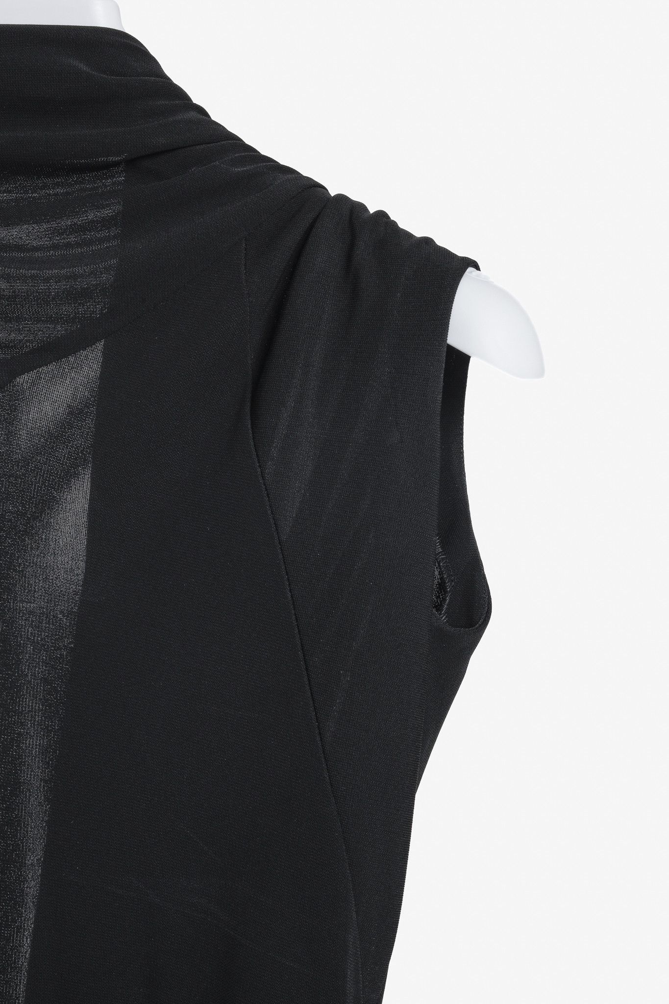 Balenciaga Balenciaga Black Draped Front Tie Top Size S / US 4 / IT 40 - 5 Thumbnail