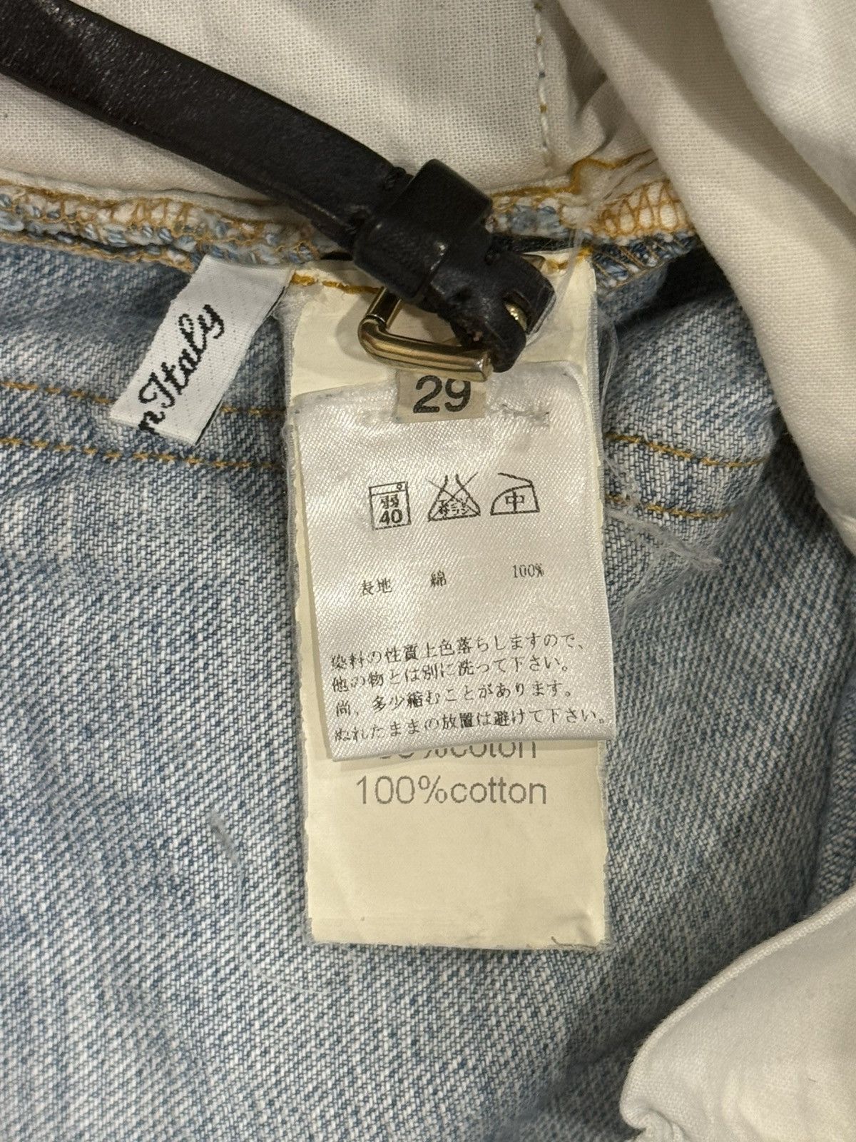 Balmain SS11 Distressed Eagle Coin Biker Denim Christophe Decarnin Size US 29 - 9 Thumbnail
