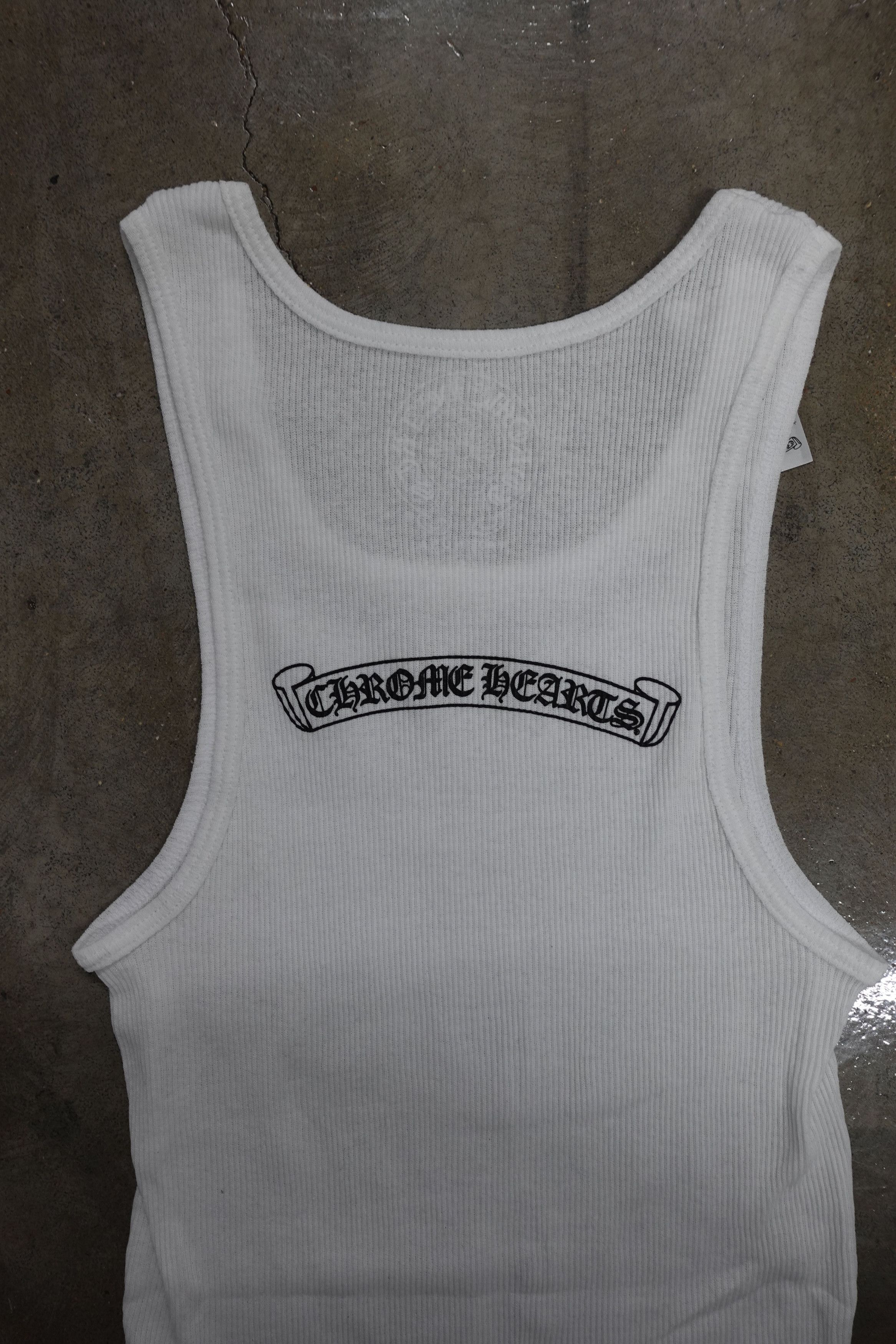 Chrome Hearts CHROME HEARTS SCROLL TANK TOP WHITE Size M / US 6-8 / IT 42-44 - 3 Thumbnail