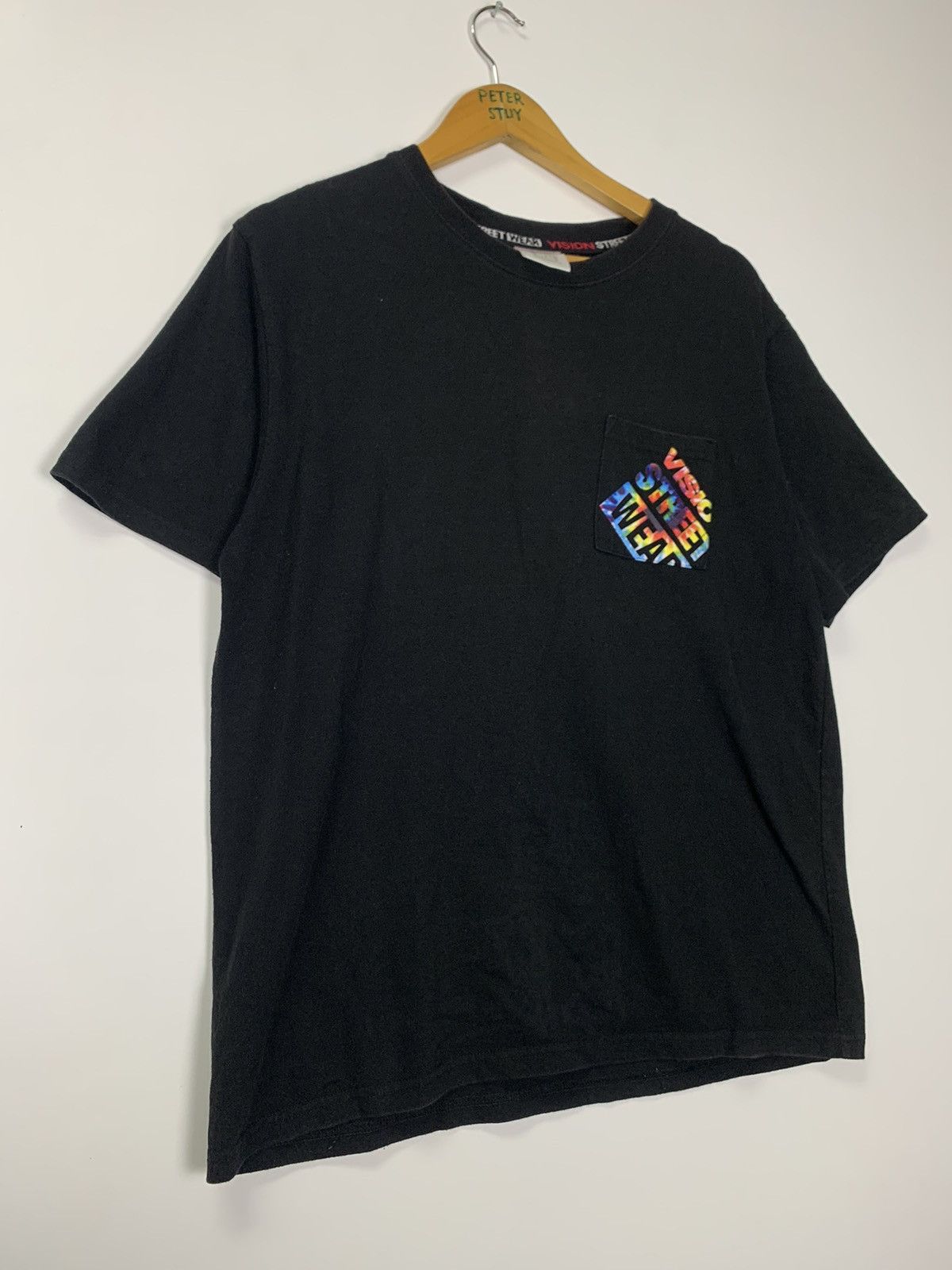 Vintage Vintage Vision Streetwear Pocket t-shirt Size US L / EU 52-54 / 3 - 5 Thumbnail