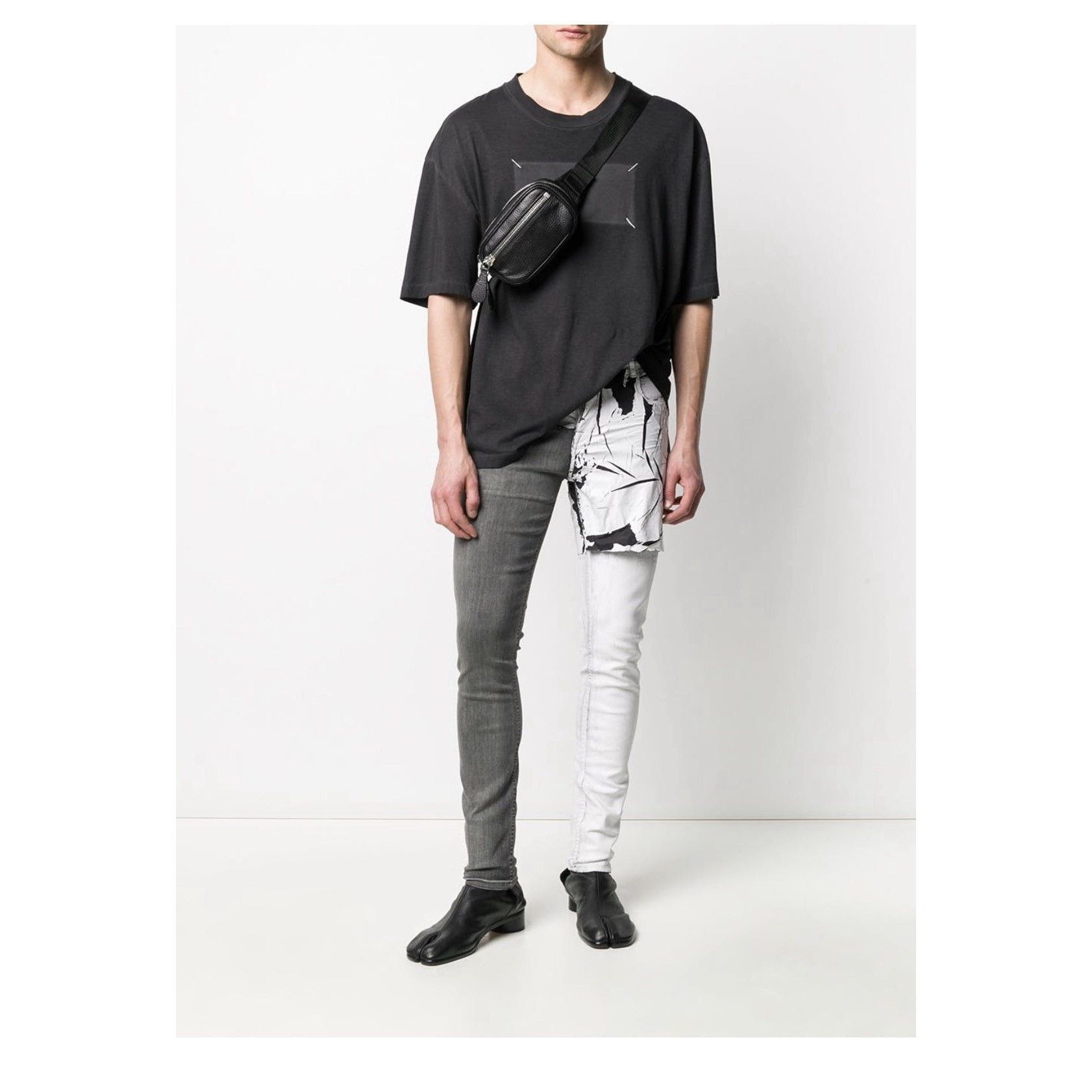 Rick Owens Rick Owens Denim Patchwork Skinny Jeans Size US 32 / EU 48 - 2 Thumbnail