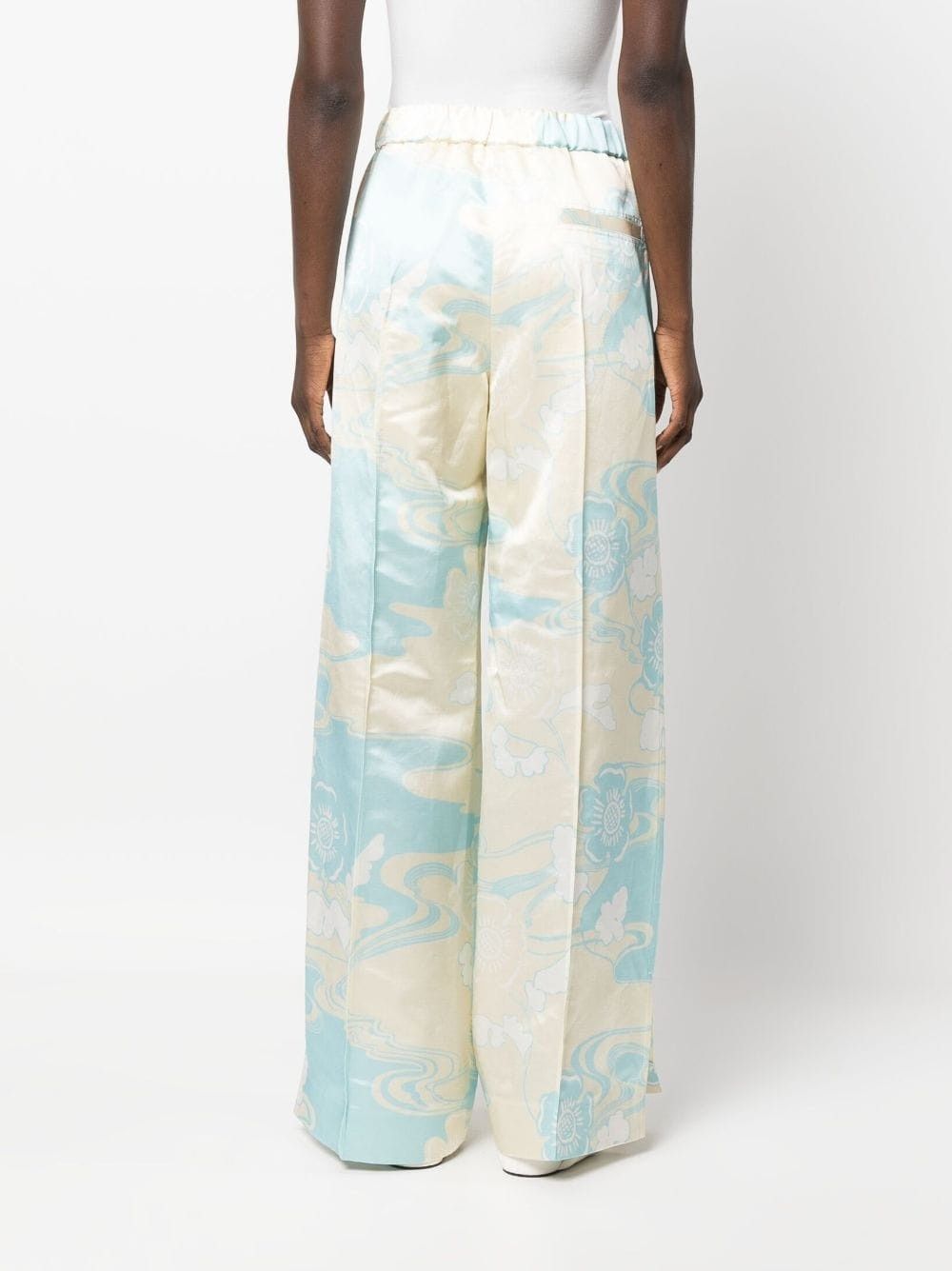 Jil Sander o1y1025 Sweatpant in Sky Blue/White Size 30" / US 8 / IT 44 - 3 Thumbnail