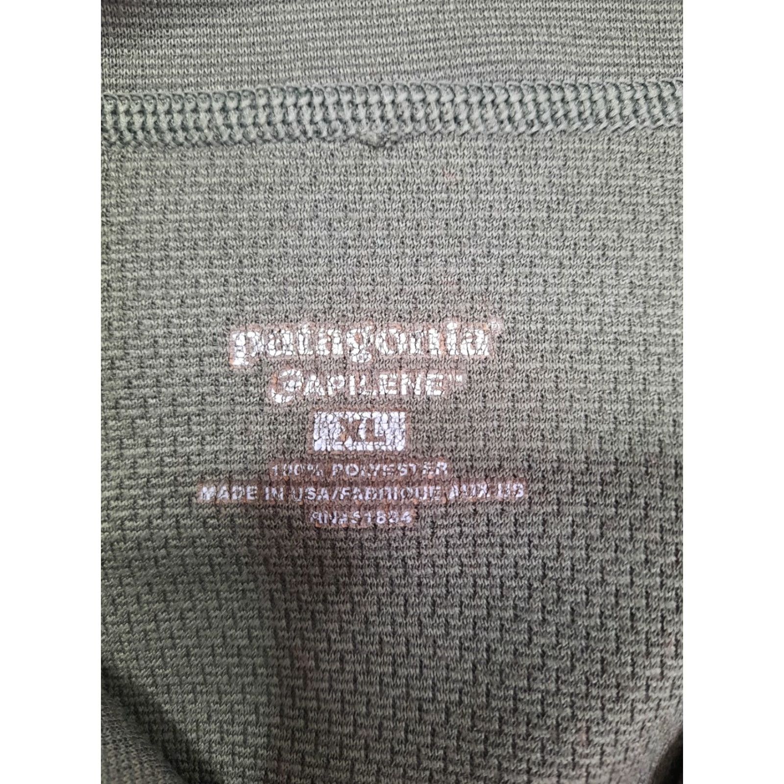 Patagonia Patagonia Capilene Men's 1/4 Zip Green Long Sleeve Shirt XL Activewear Shirt Men Green Capilene 1/4 Zip Logo Athletic Mock Neck Vintage Not Size US XL / EU 56 / 4 - 3 Thumbnail