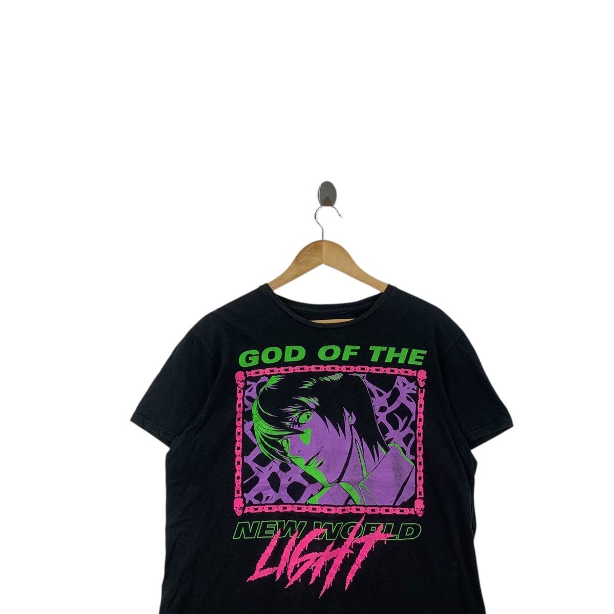 Anime ANIME DEATH NOTE Light Yagami God Of The New World Tee Shirt Size US L / EU 52-54 / 3 - 2 Thumbnail
