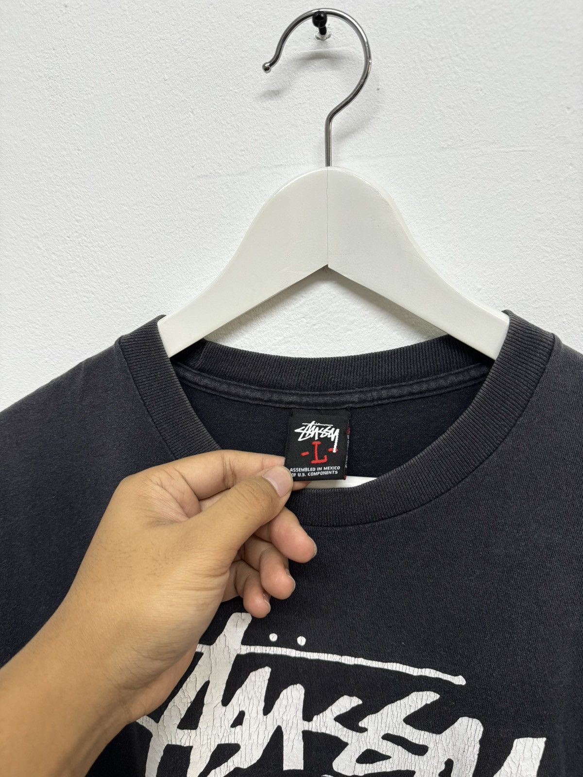 Stussy × Vintage Vintage y2k Stussy Knowledge is King Size US L / EU 52-54 / 3 - 6 Thumbnail