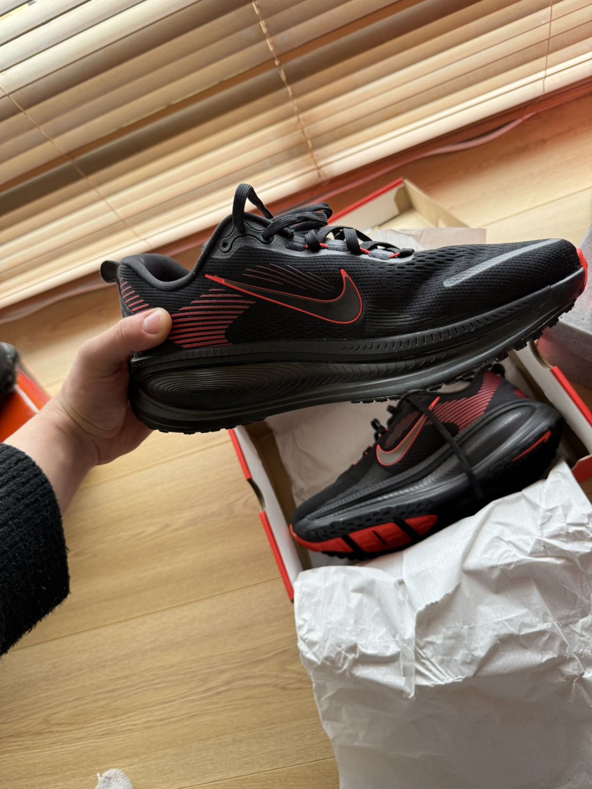 Nike Nike Zoom Black & Red Size US 11 / EU 44 - 6 Thumbnail