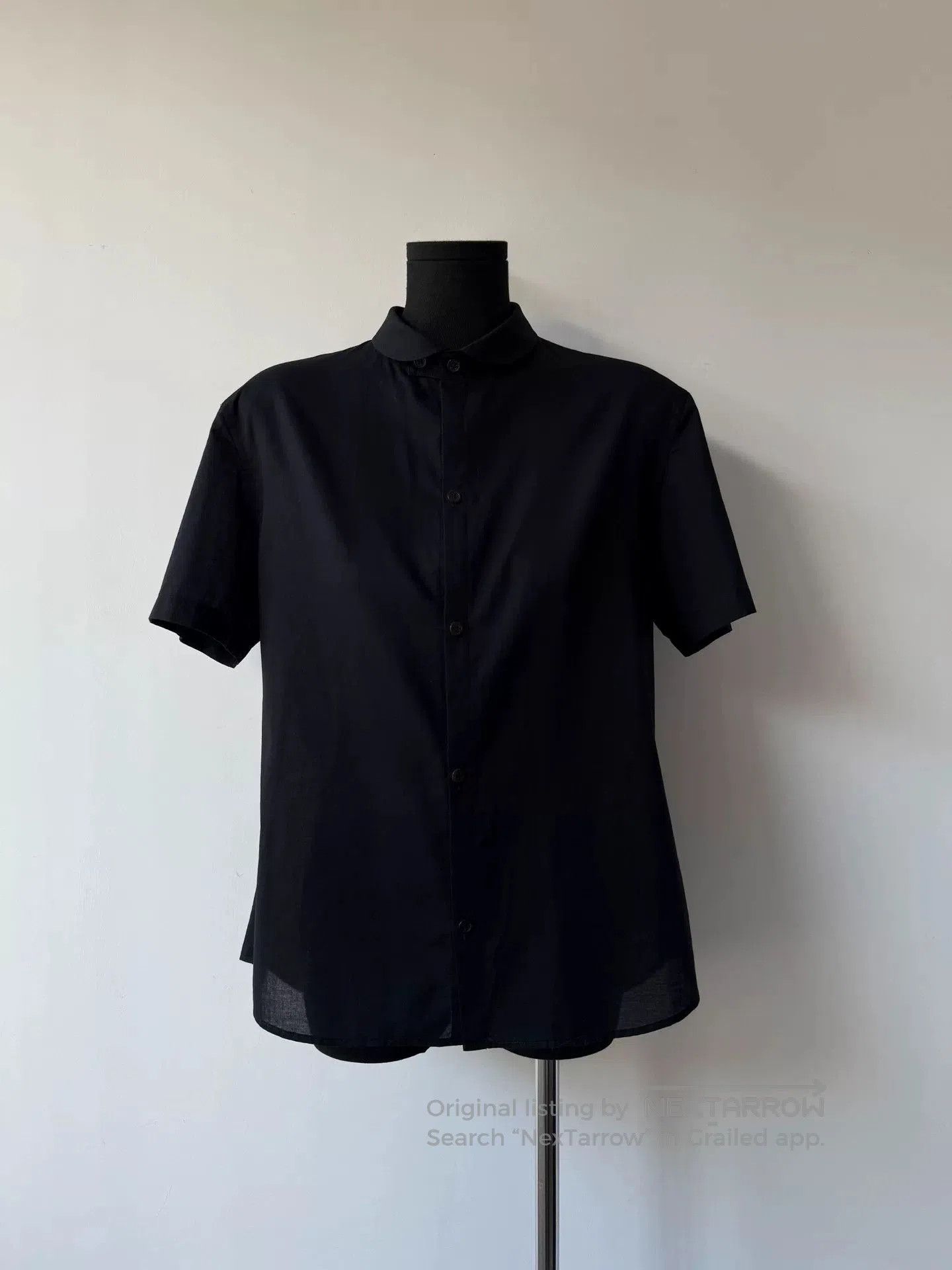 Y's yohji yamamoto y's black short sleeve shirt. Size US M / EU 48-50 / 2 - 4 Thumbnail