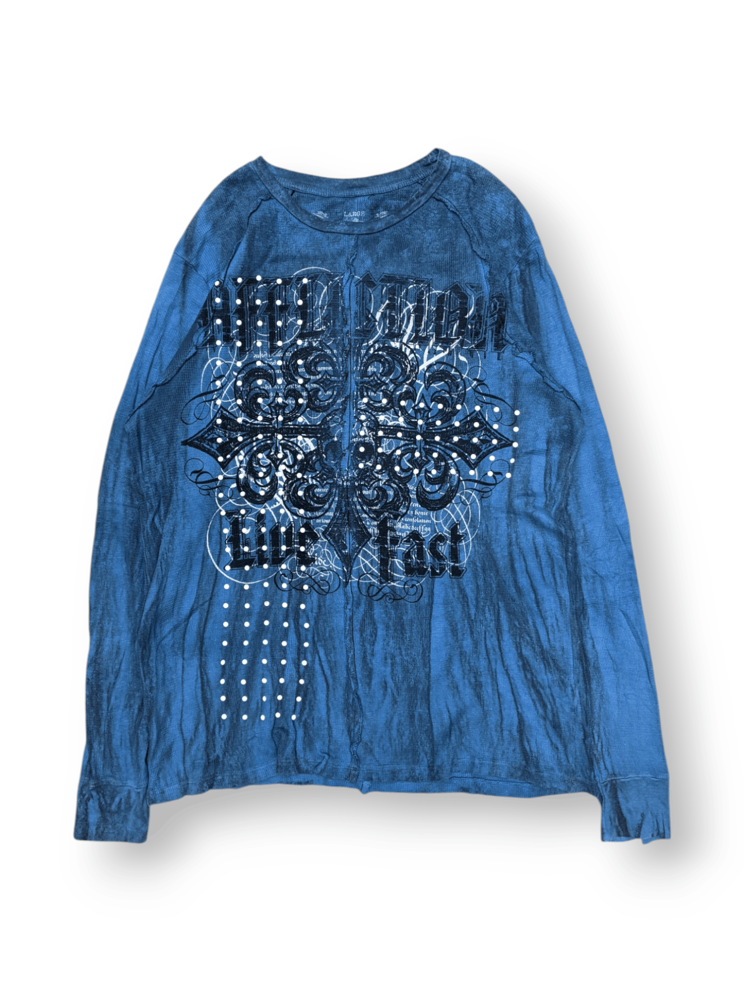 Affliction Thermal Knit Chief keef Double Print Size US L / EU 52-54 / 3 - 1 Thumbnail