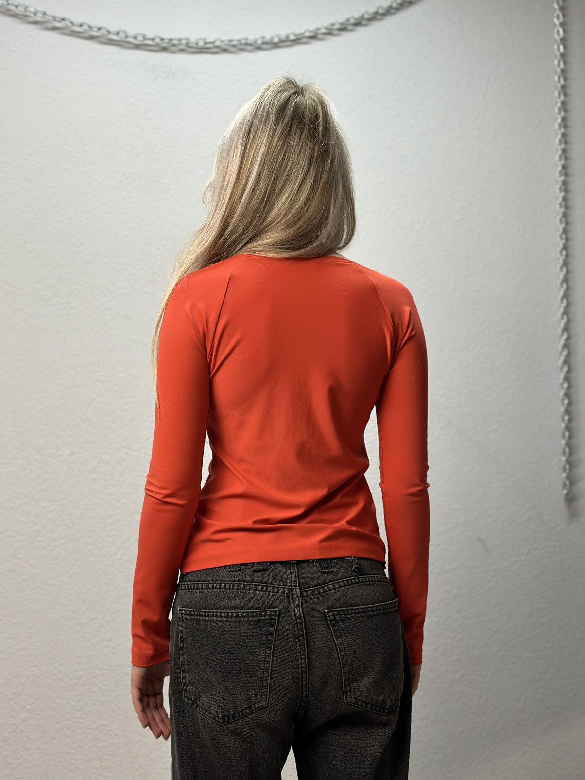 Dolce & Gabbana ISCHIKO OSKA Oversized Orange Long Sleeve Tunic Top sz 46 Size US M / EU 48-50 / 2 - 15 Thumbnail