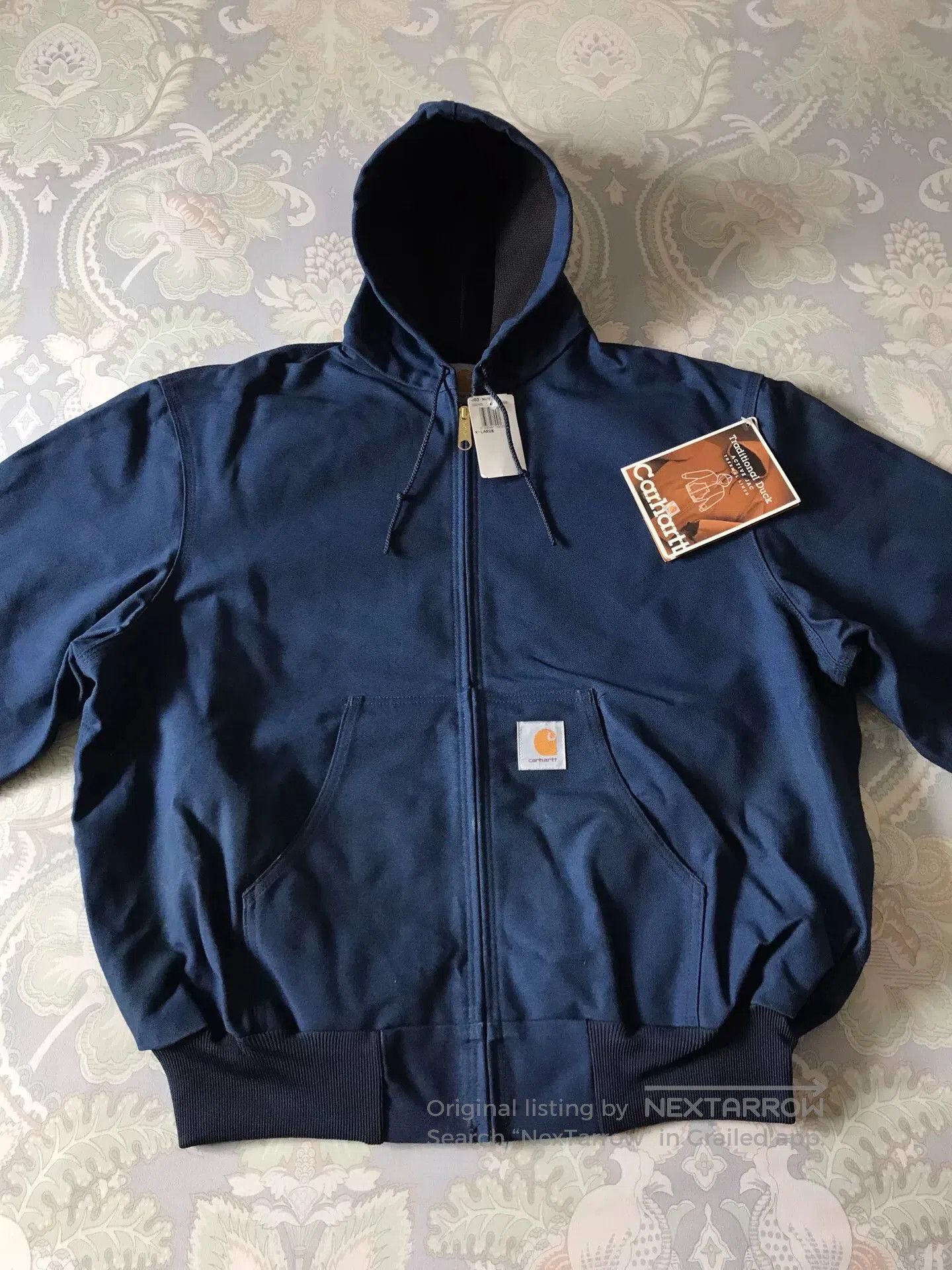 Carhartt 90s Carhartt J03 Canvas Hooded Jacket. Size US XL / EU 56 / 4 - 4 Thumbnail