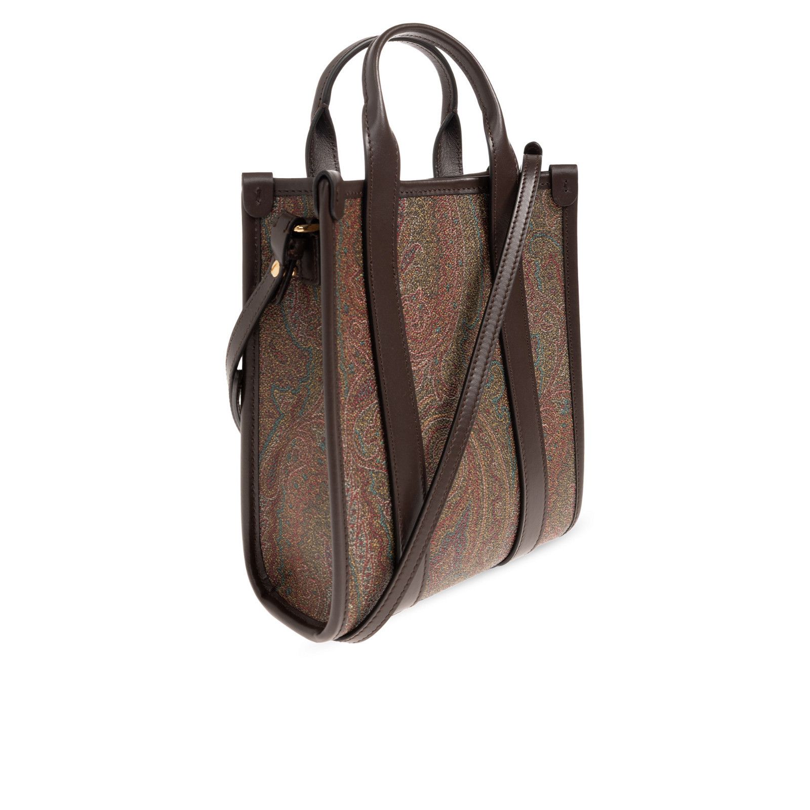 Etro ETRO Brown Verticale XS Top Handle Bag New Size ONE SIZE - 3 Thumbnail