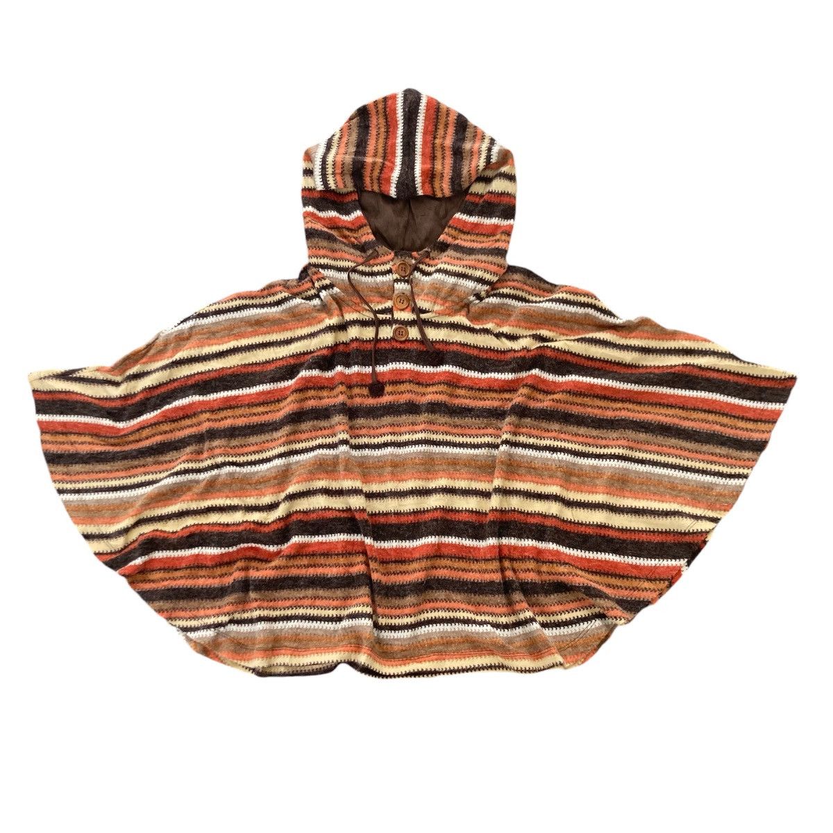 If Six Was Nine × Japanese Brand Stripes Hoodie Rivet And Surge Poncho Size US M / EU 48-50 / 2 - 1 Thumbnail