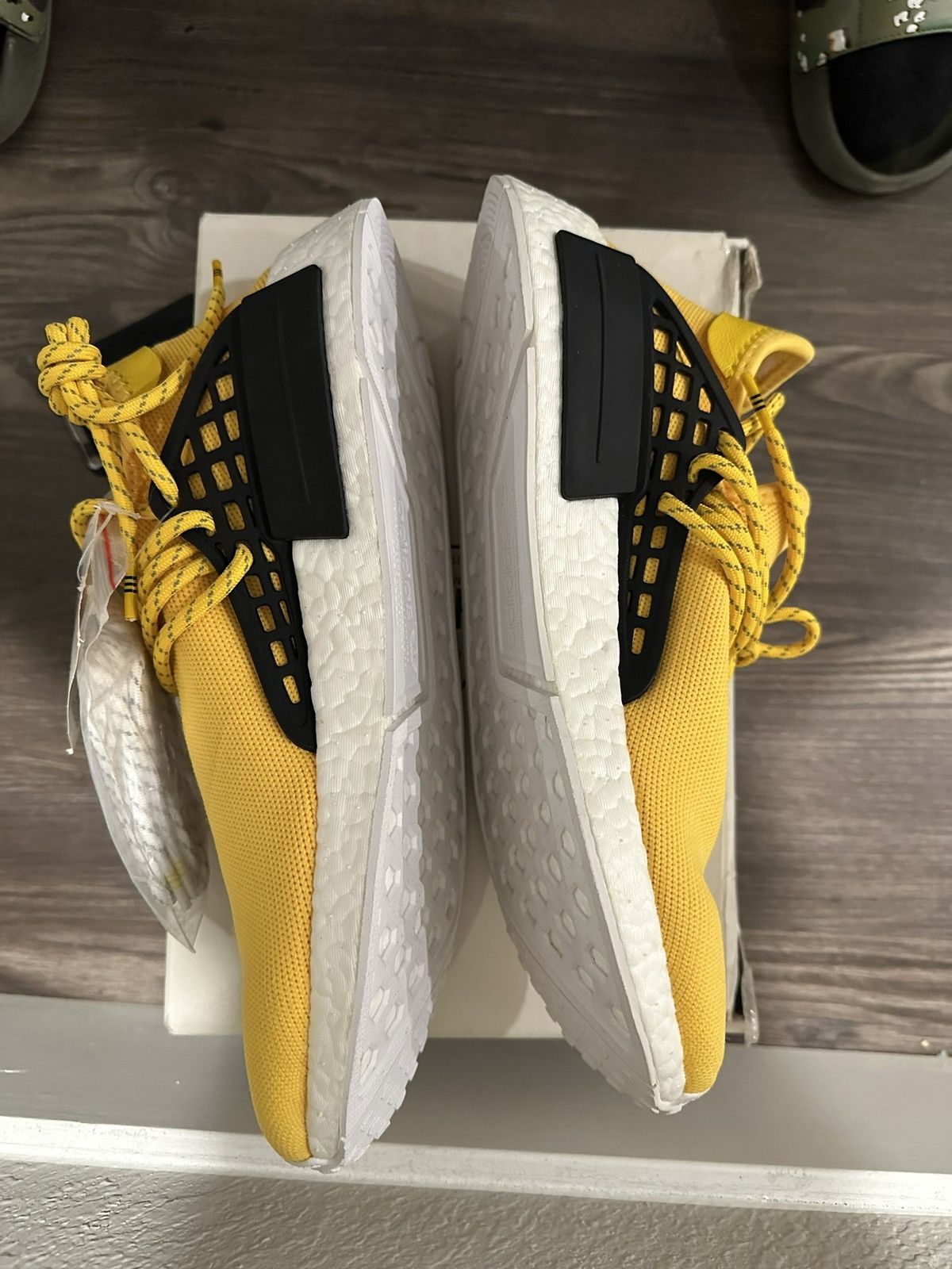Adidas × Human Made Adidas NMD HU x Pharrell ‘Human Race Yellow’ Size US 9 / EU 42 - 5 Thumbnail