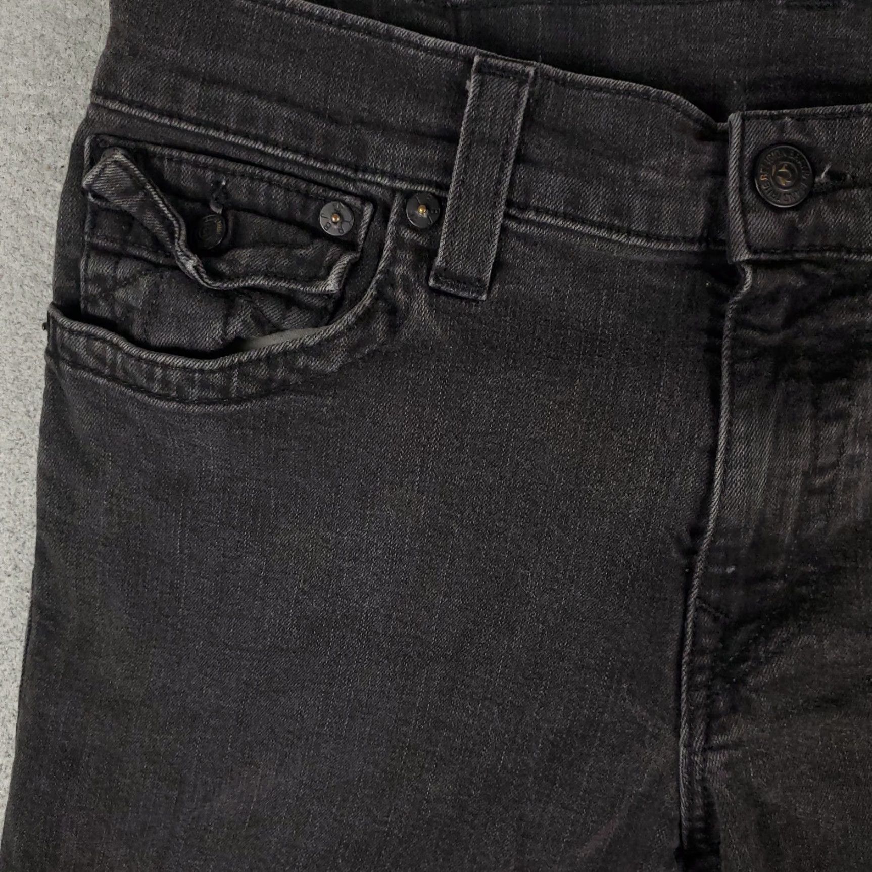True Religion True Religion Bermuda Shorts Mens 36 Black Relaxed Denim Size US 36 / EU 52 - 2 Thumbnail