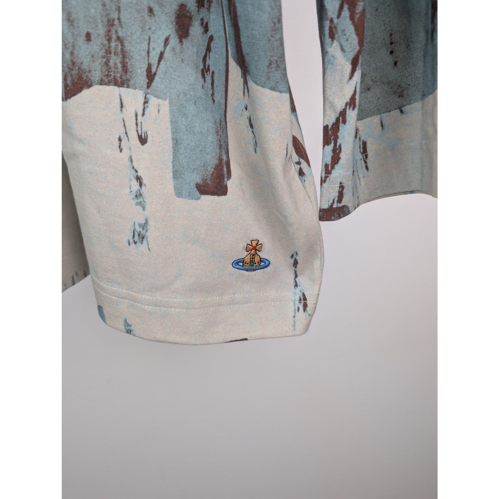 Vivienne Westwood o1rshd1 Fresh T-Shirt in Blue / Brushed Organic Jersey Size US L / EU 52-54 / 3 - 8 Thumbnail