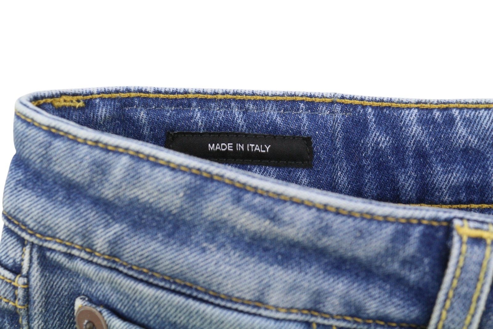 R13 KICK FIT 26 Jasper Stretch Faded Cropped Blue PS26 89042 Size 26" / US 2 / IT 38 - 7 Thumbnail