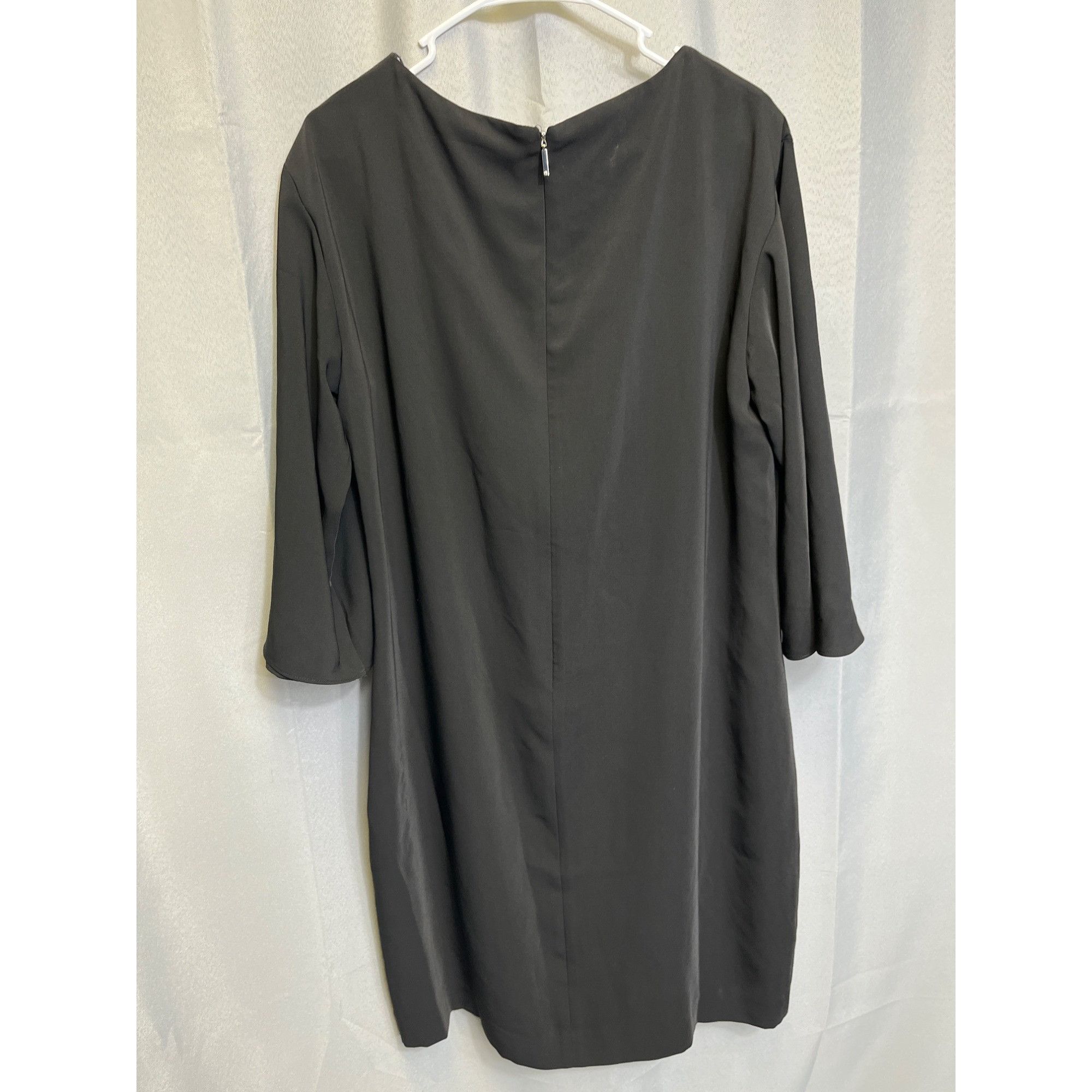 Lauren Ralph Lauren Lauren Ralph Lauren SKU 557 Womens Black Shift Dress Size 16 Size XXL / US 16-18 / IT 52-54 - 2 Thumbnail